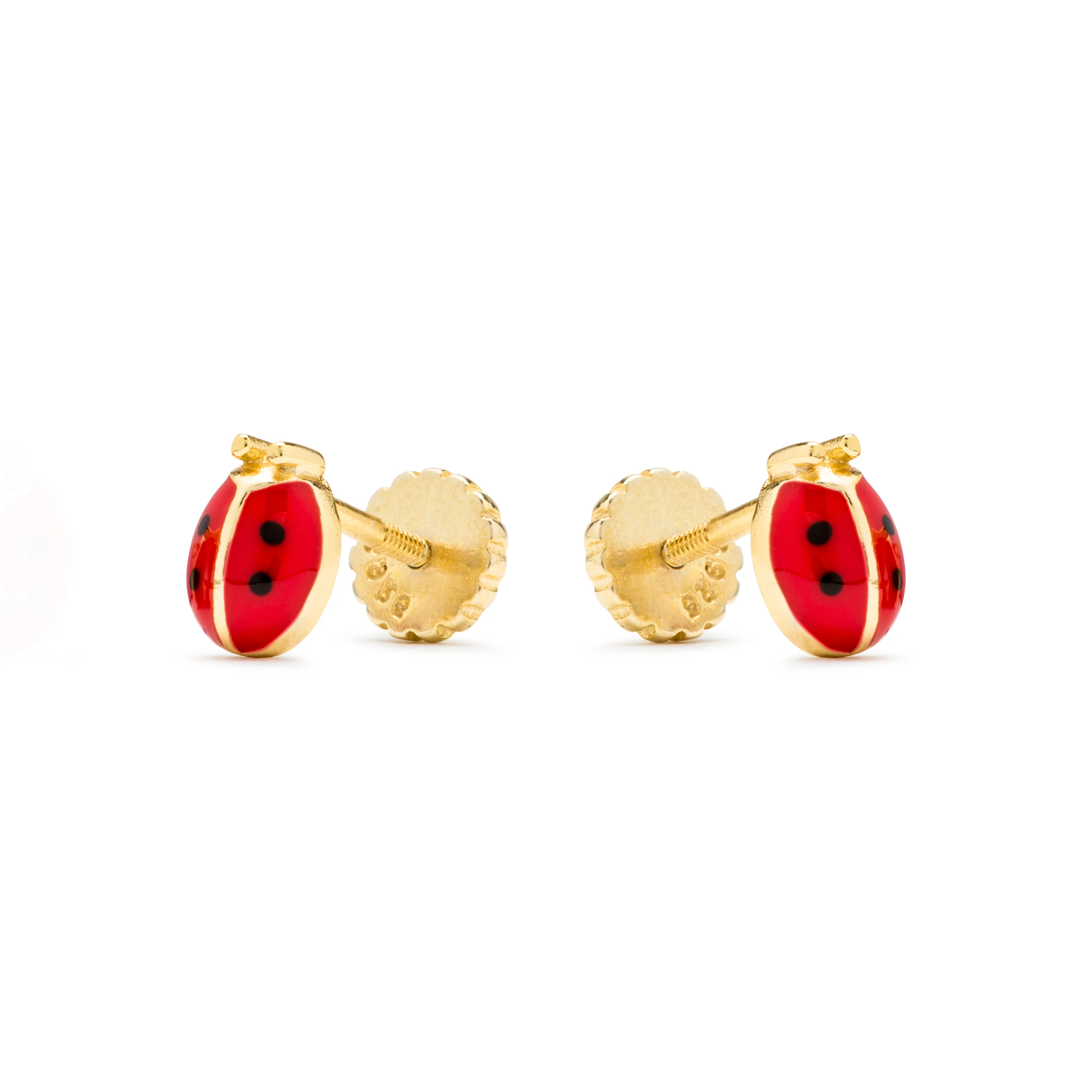 Pendientes de Plata de Ley 925 acabados en oro amarillo 18K - Nenon - Image 3