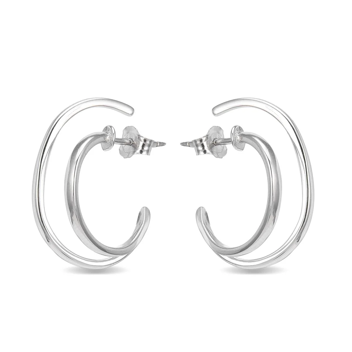 Pendientes Neon Plata De Ley 925 - Neon BLANCO - Image 2