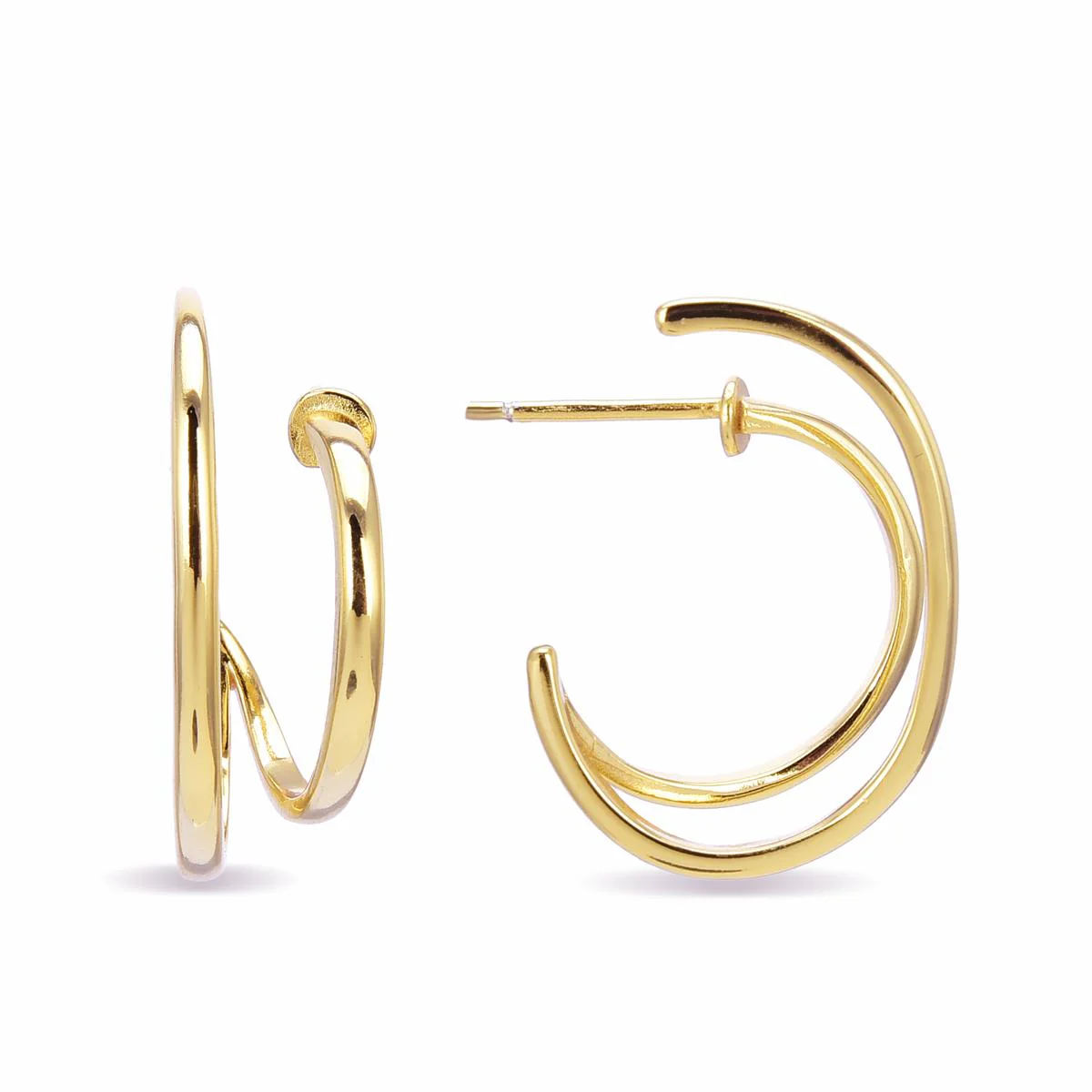 Pendientes Neon Plata De Ley 925 - Neon AMARILLO
