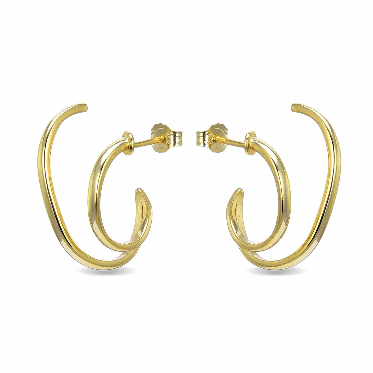 Pendientes Neon Plata De Ley 925 - Neon AMARILLO - Image 2