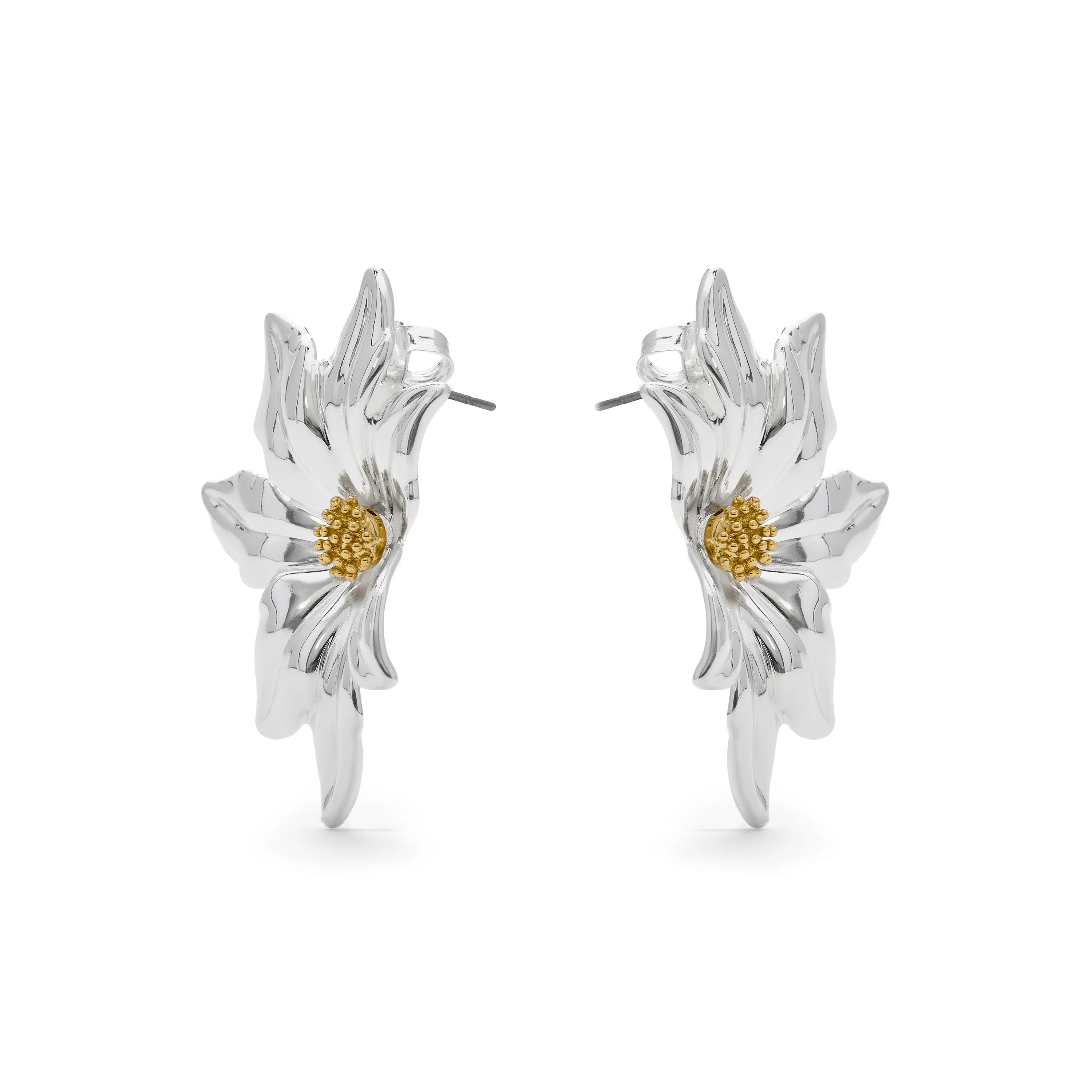 Pendientes acabado en oro amarillo 18k - Nescha - Image 3