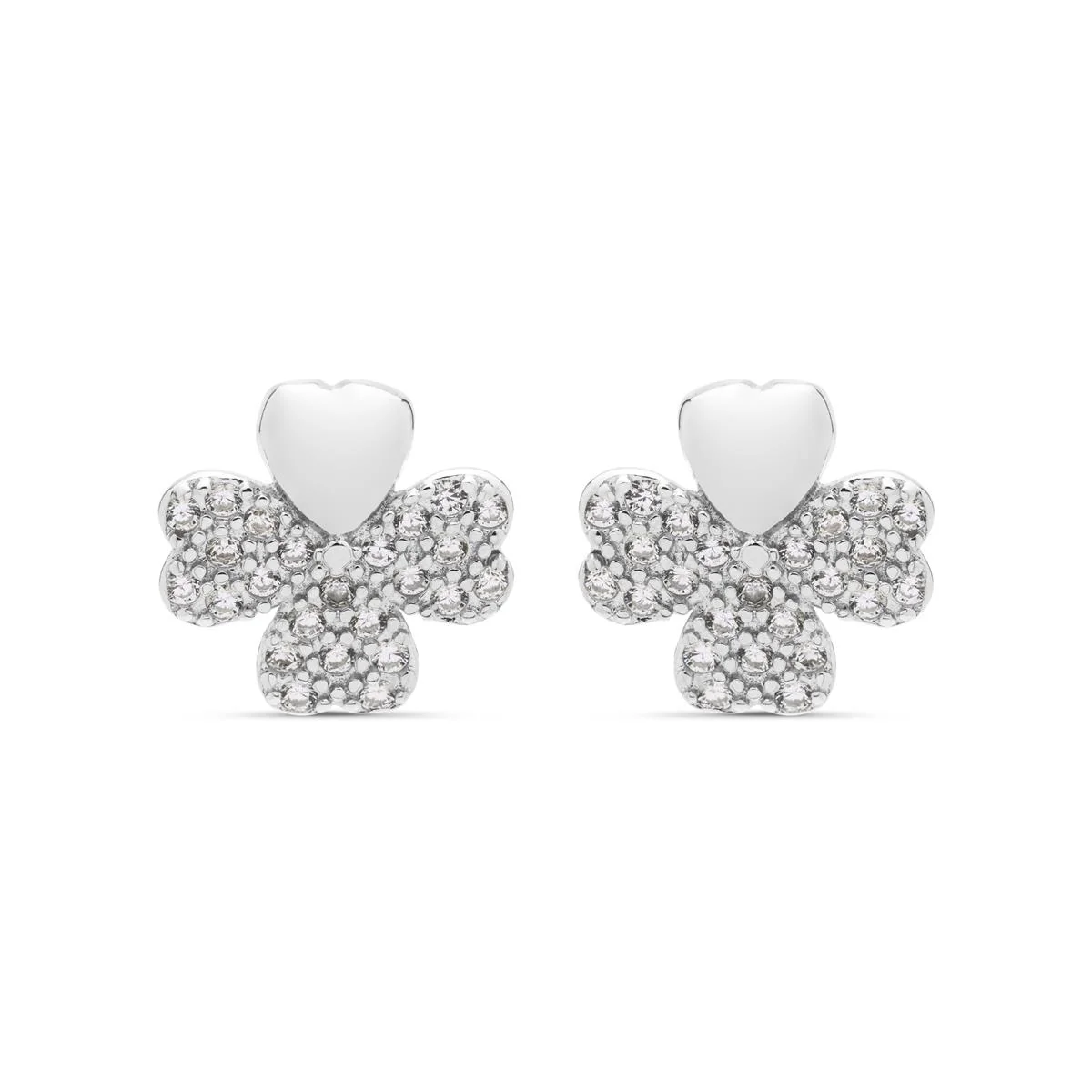 Pendientes Nethdra Plata De Ley 925 - Nethdra BLANCO