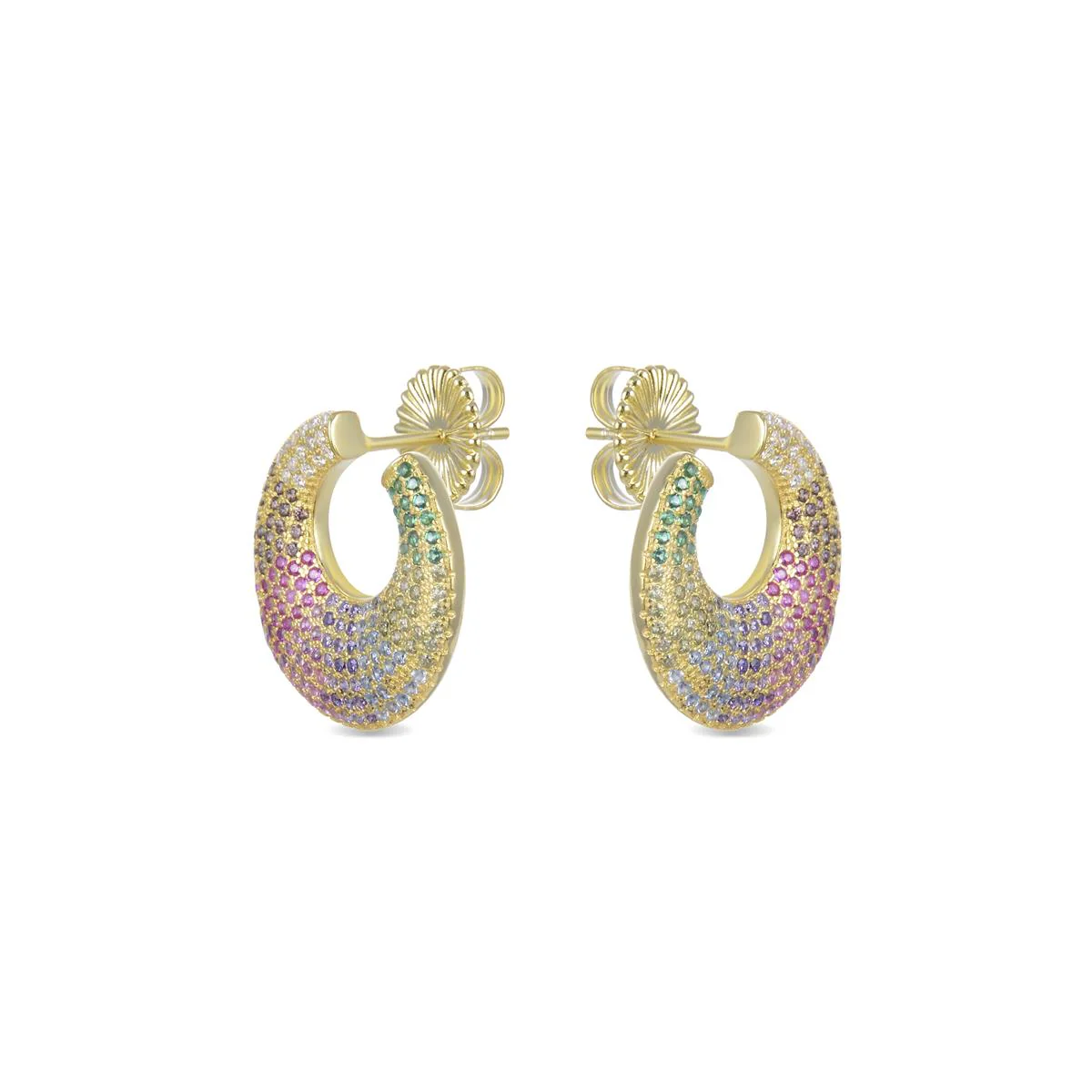 Pendientes Nethethel Plata De Ley 925 - Nethethel MULTICOLOR - Image 2