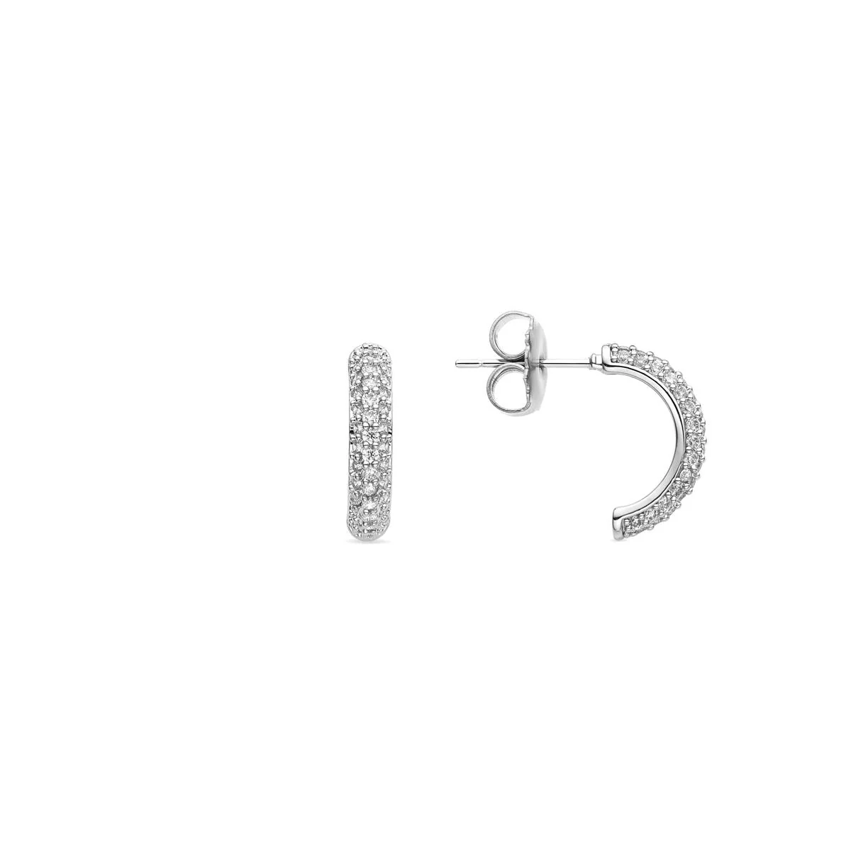 Pendientes Nexria acabado en baño de rodio - Nexria BLANCO