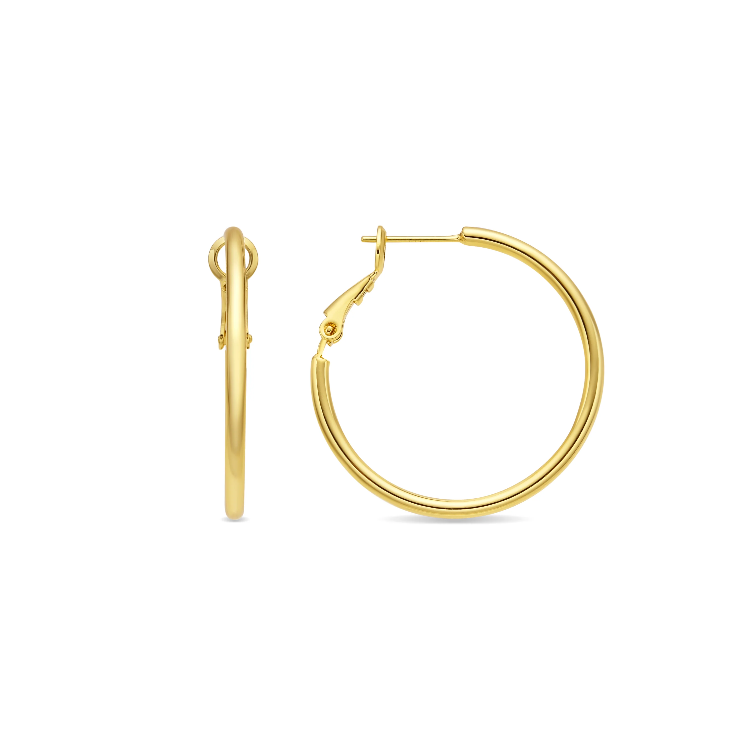 Pendientes acabado oro 18k - Nianres