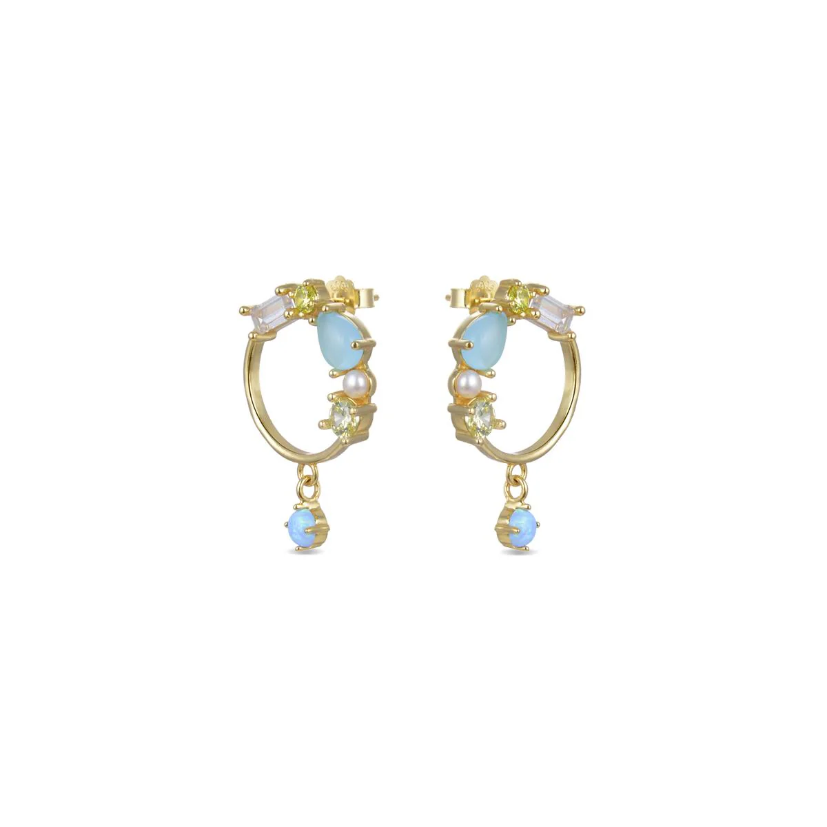 Pendientes Nihask Plata De Ley 925 - Nihask MULTICOLOR - Image 2