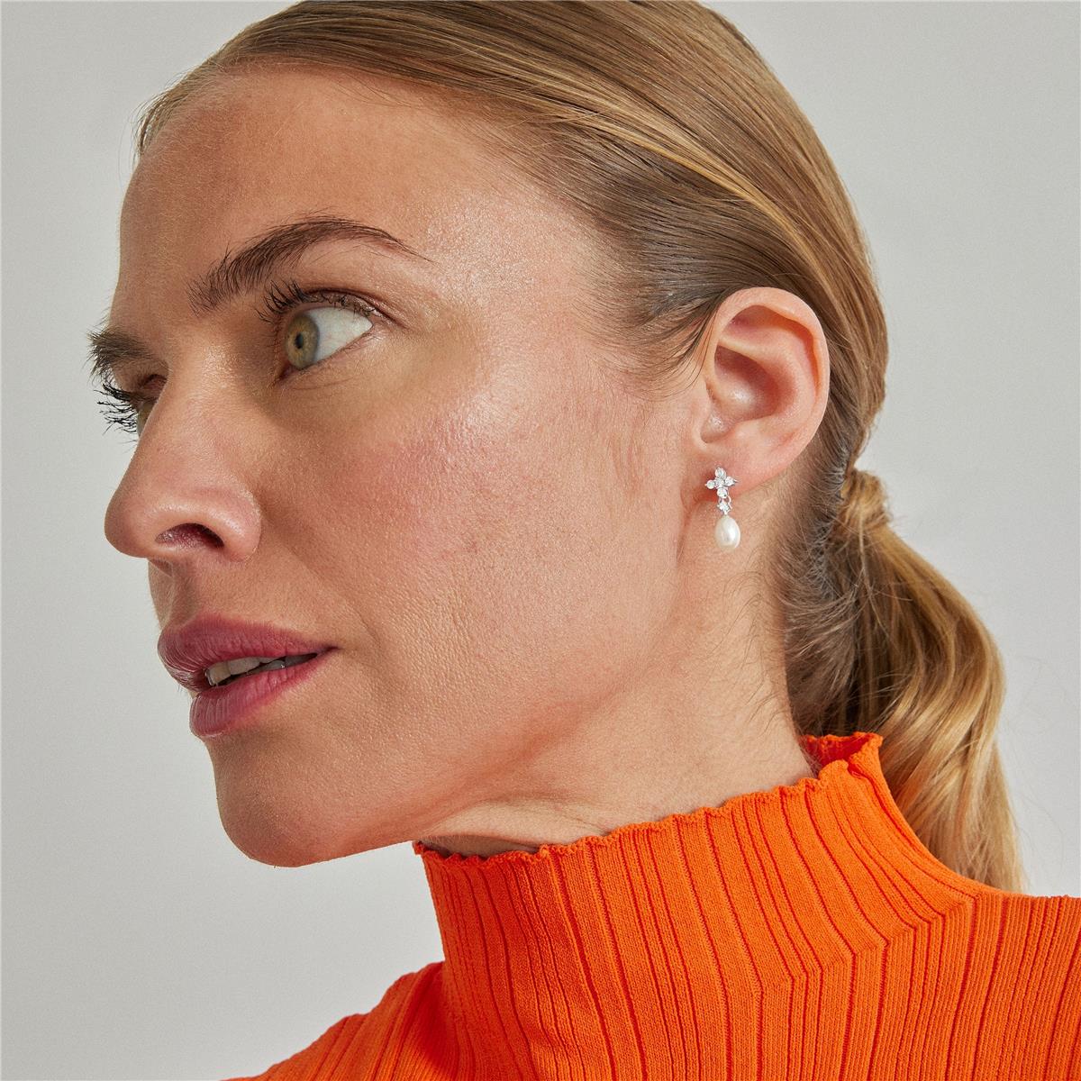 Pendientes Nikdra Plata De Ley 925 - Nikdra BLANCO - Image 2