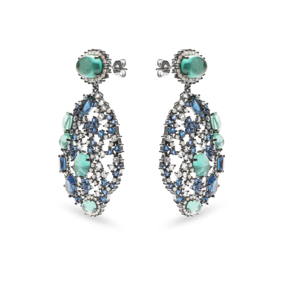 Pendientes Ninla Plata De Ley 925 - Ninla MULTICOLOR - Image 2