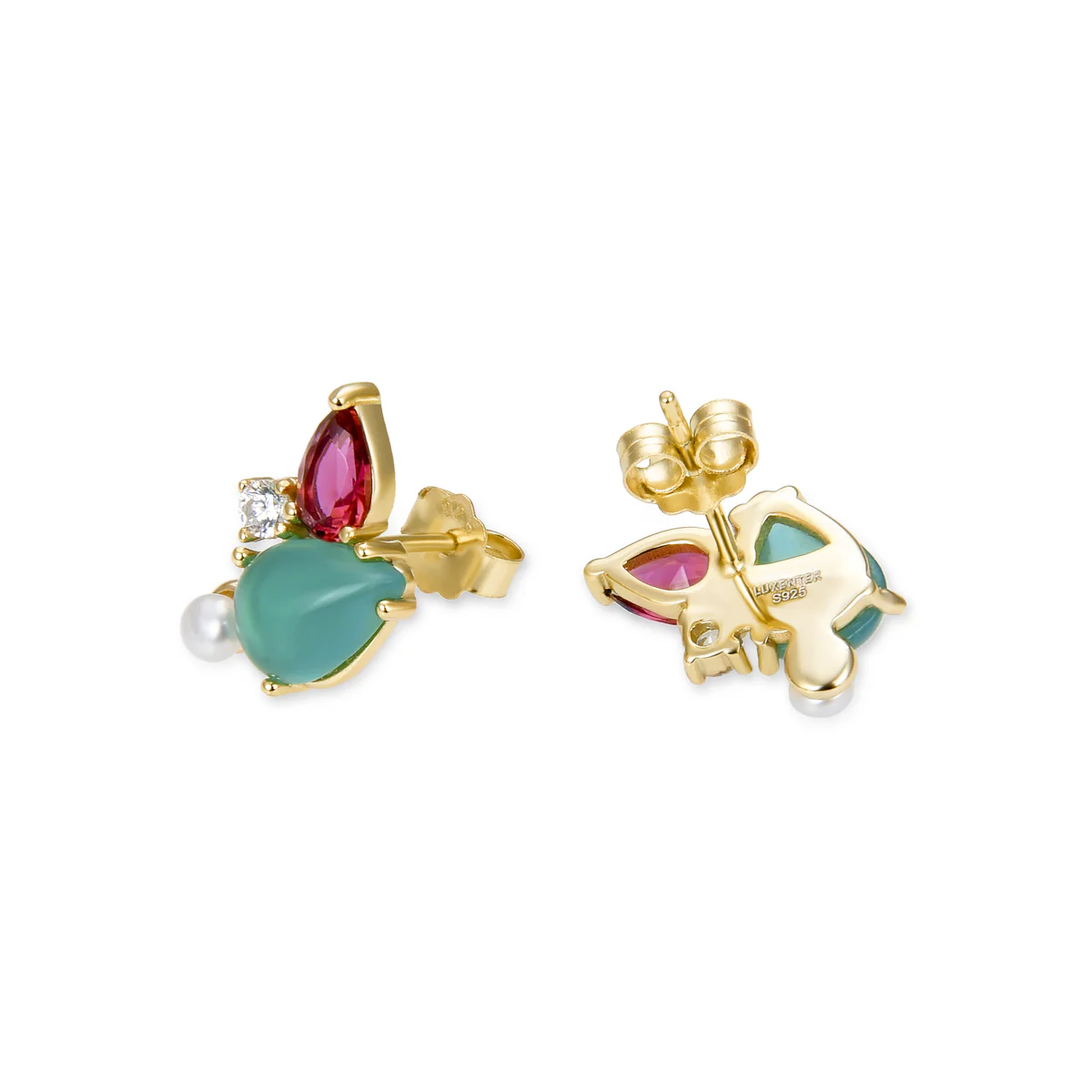 Pendientes Niulva Plata De Ley 925 - Niulva MULTICOLOR - Image 3