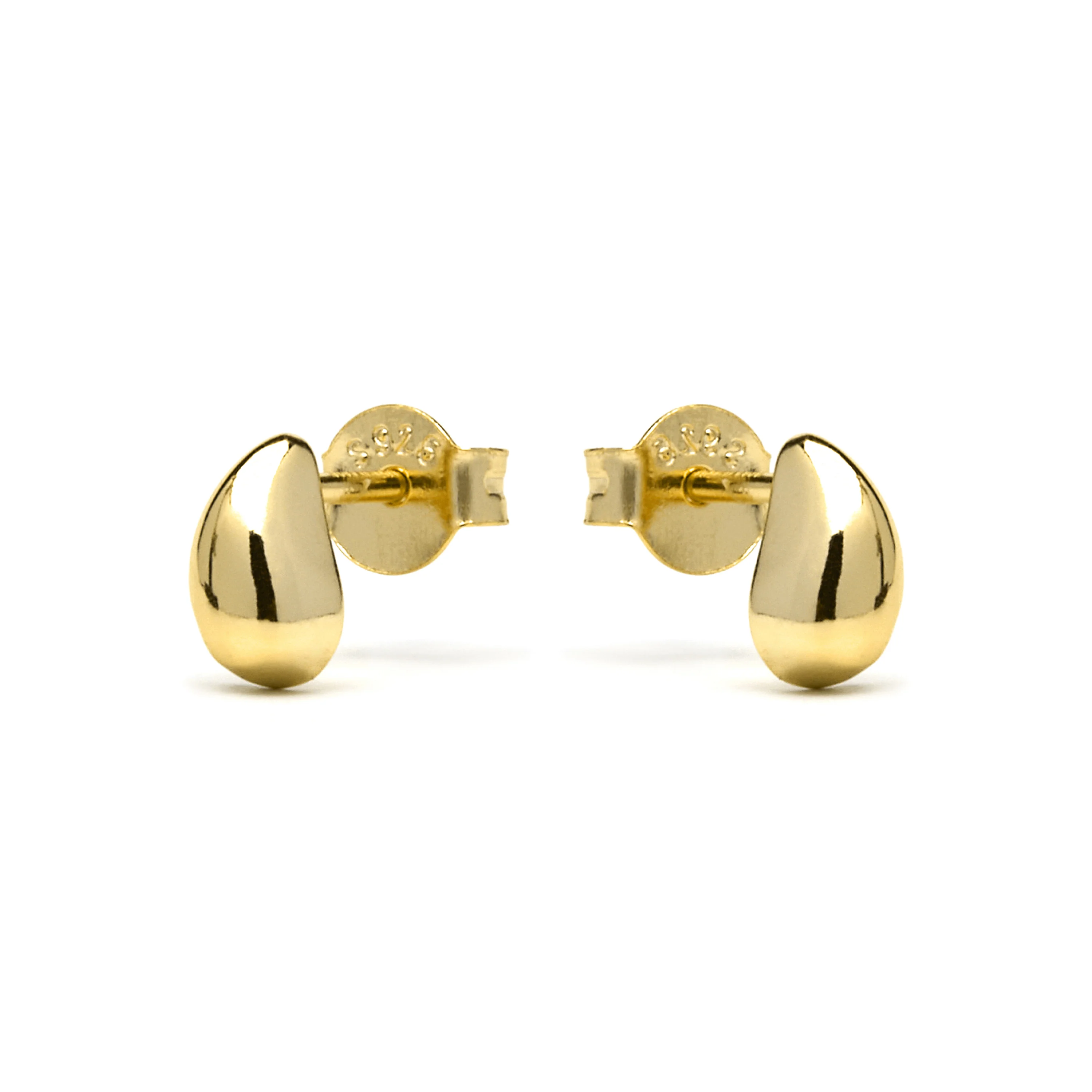 Pendientes de Plata de Ley 925 acabado oro amarillo de 18k - Nokie - Image 3