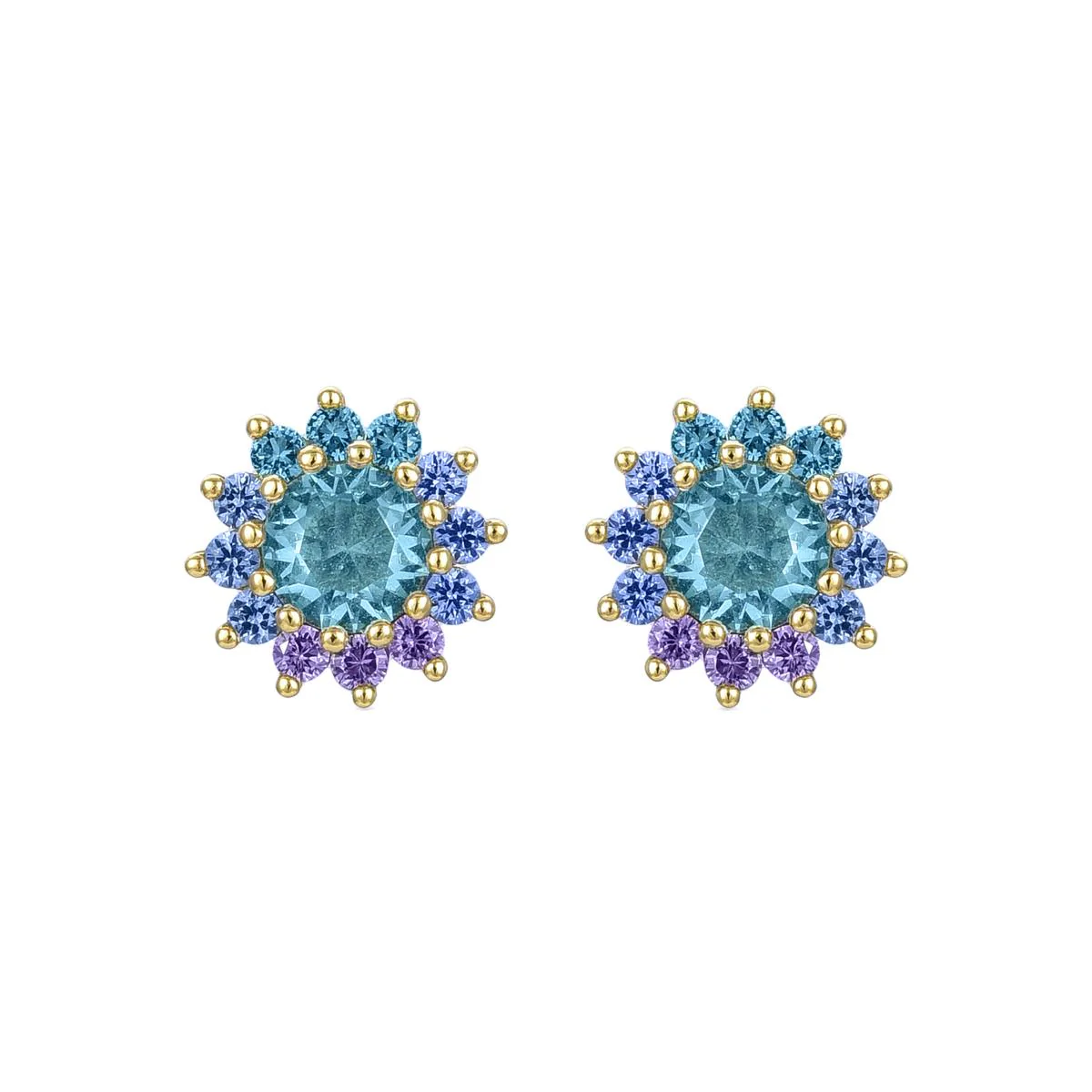 Pendientes Nopsa Plata De Ley 925 - Nopsa MULTICOLOR