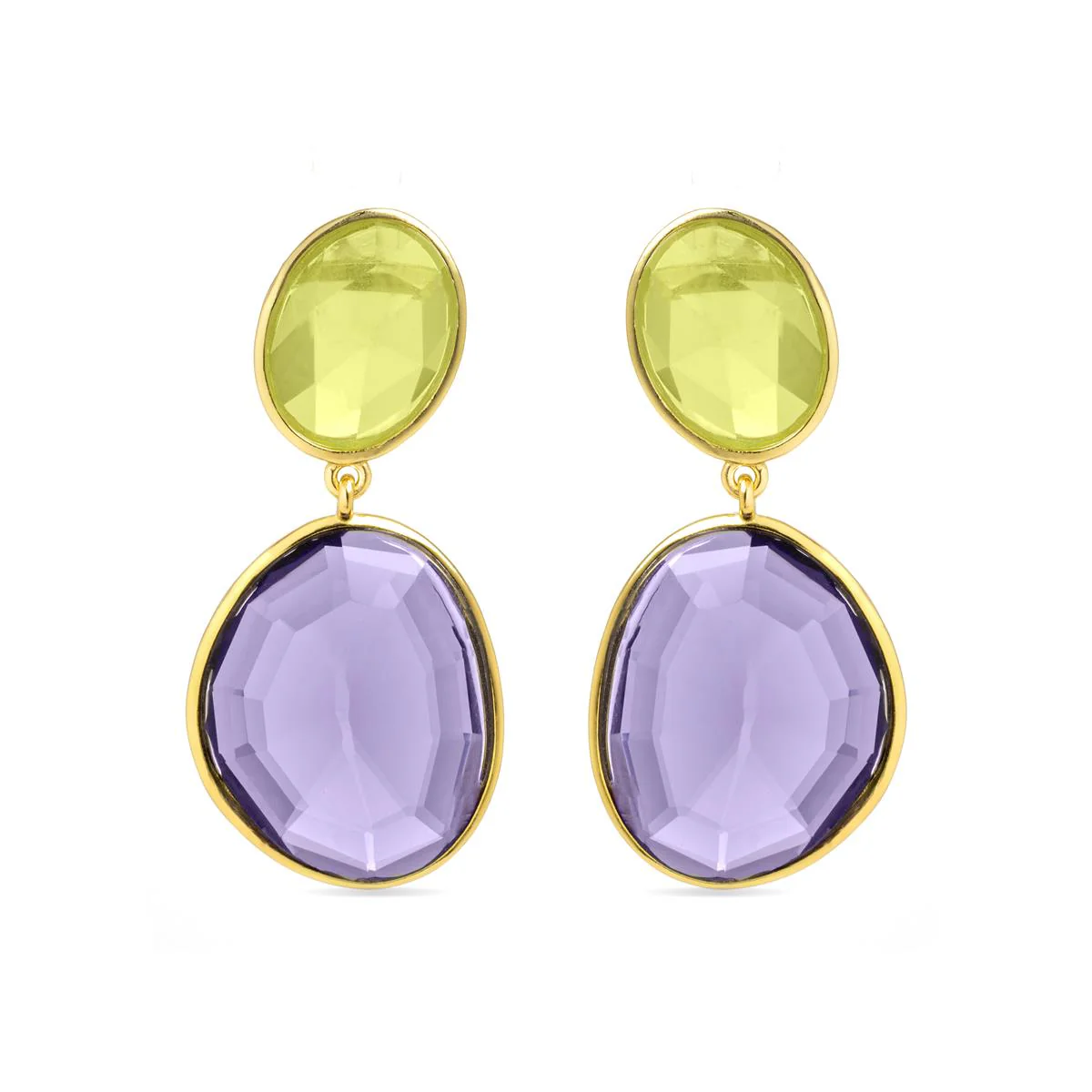 Pendientes Noro Plata De Ley 925 - Noro MORADO