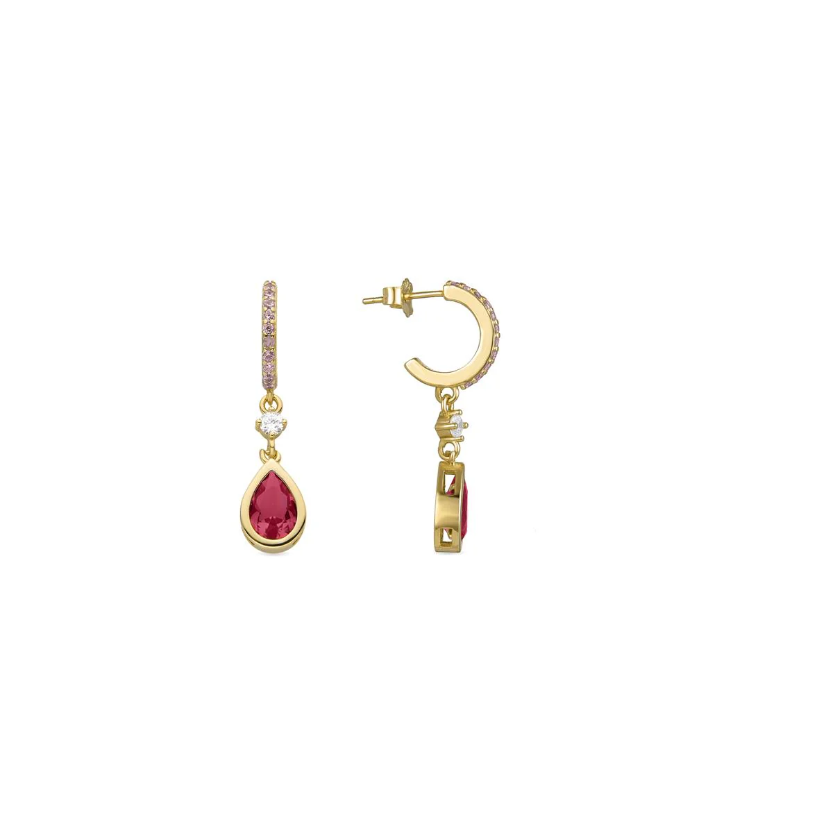 Pendientes Nosty Plata De Ley 925 - Nosty ROSA
