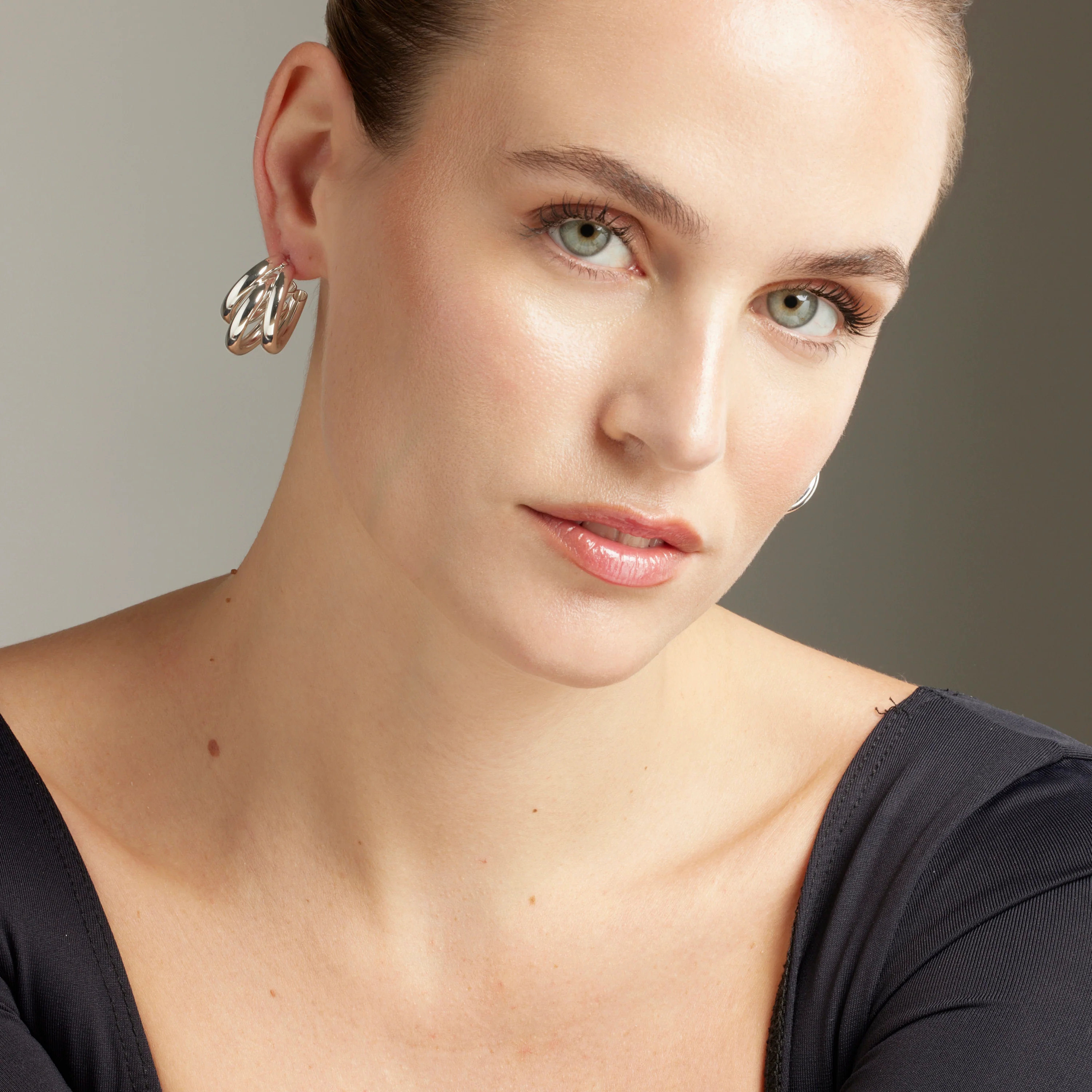 Pendientes acabado plata - Nove - Image 2