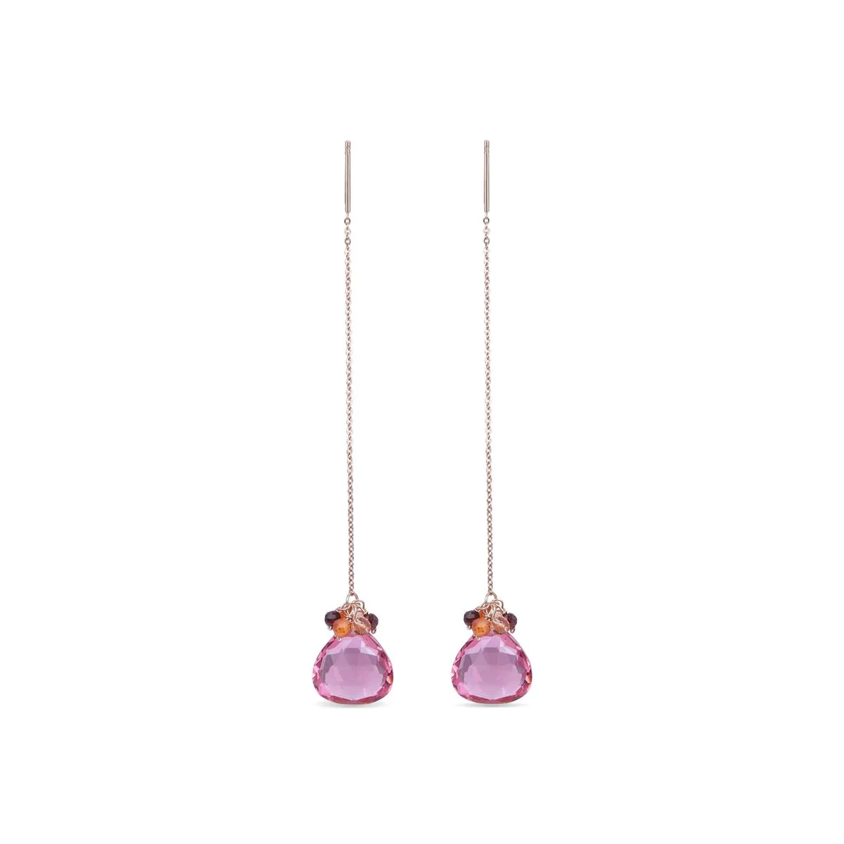 Pendientes Noy Plata De Ley 925 - Noy ROJO