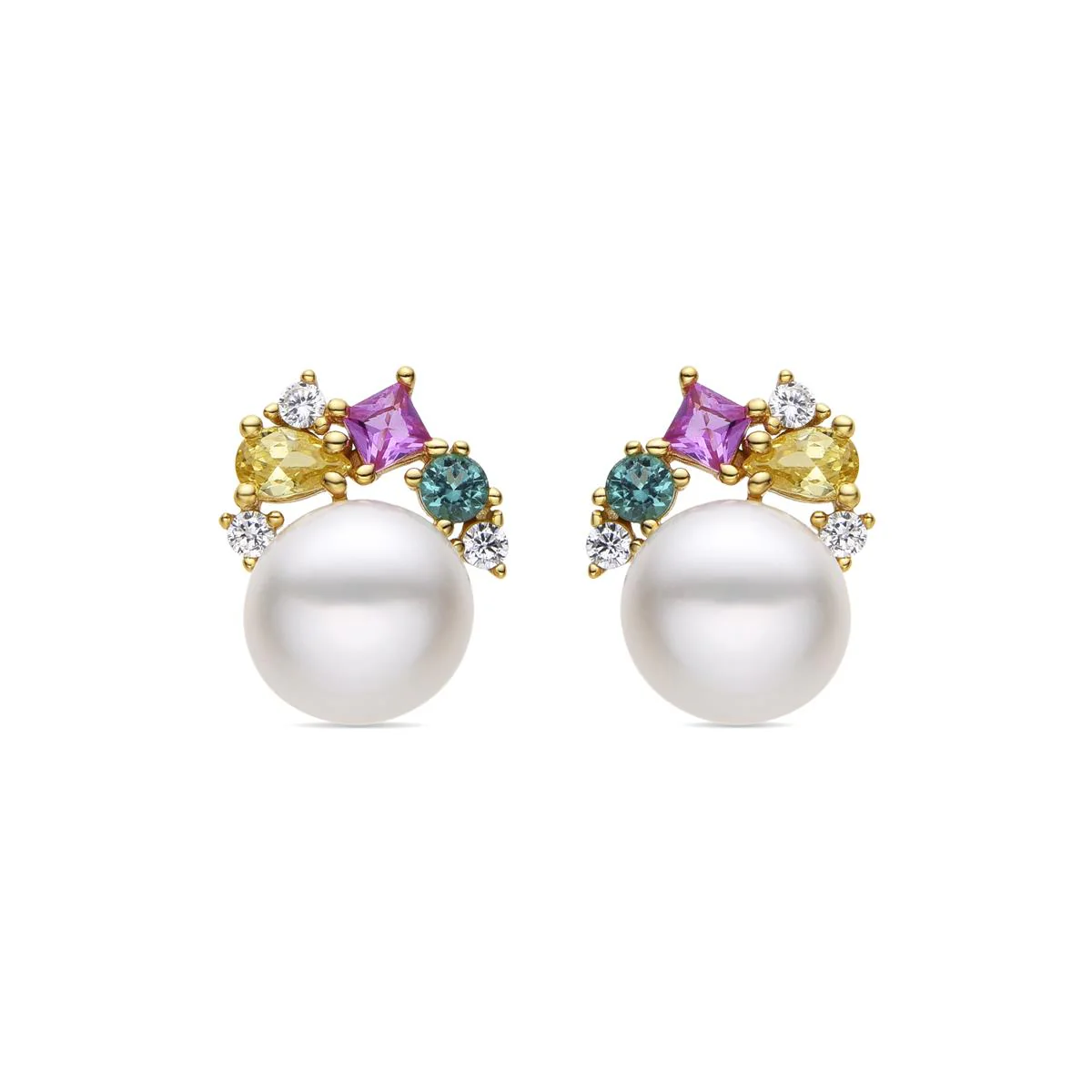 Pendientes Nurli Plata de Ley 925 - Nurli MULTICOLOR