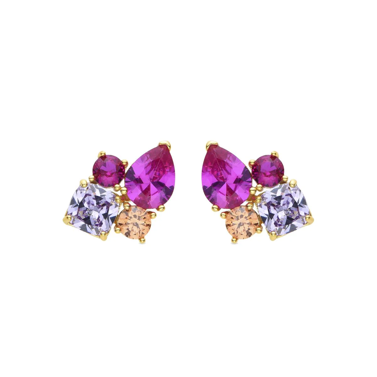 Pendientes Nyba Plata de Ley 925 - Nyba ROSA