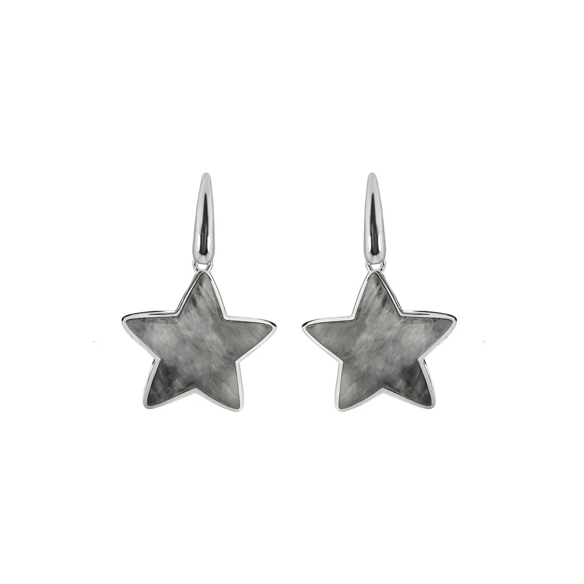Pendientes Nyota Plata De Ley 925 - Nyota GRIS