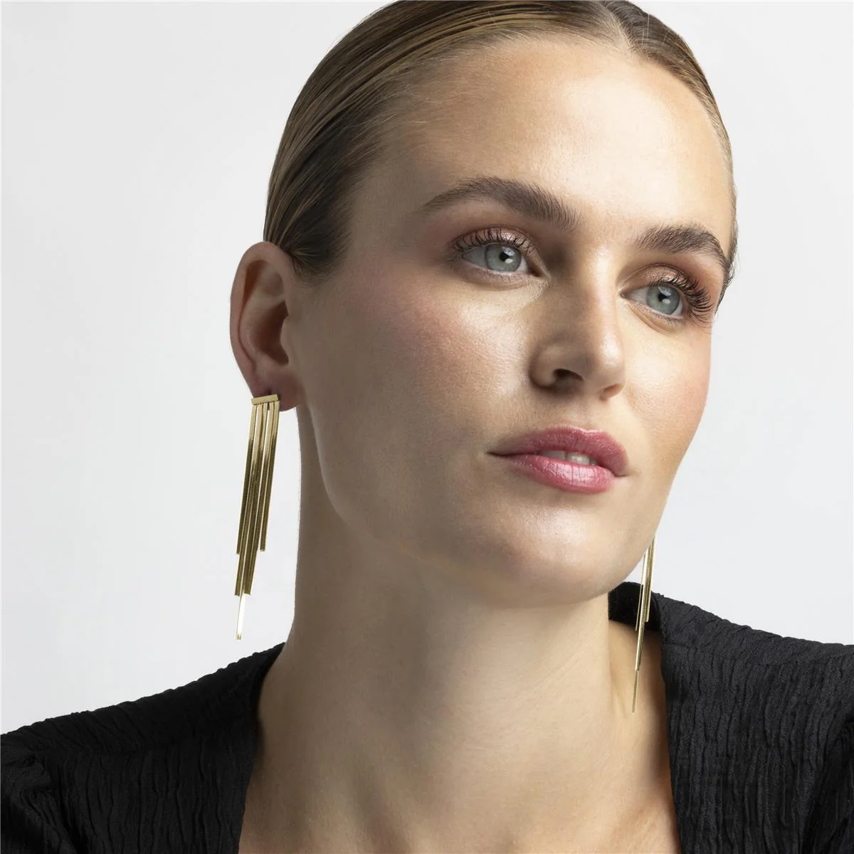 Pendientes Olnox acabado oro 18k - Olnox AMARILLO - Image 3