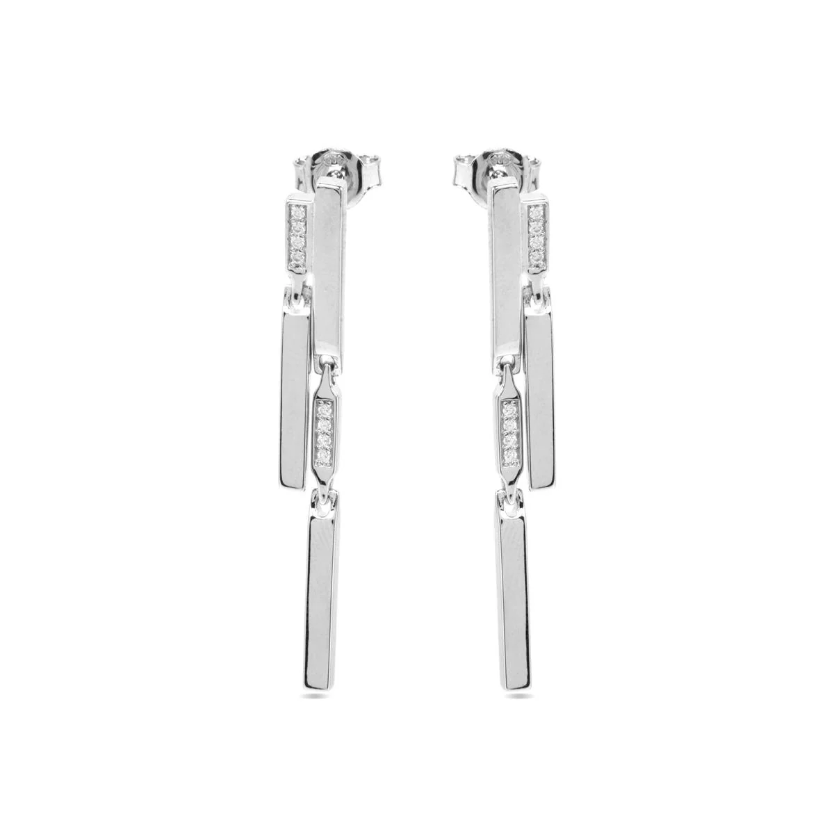 Pendientes Onca Plata de Ley 925 - Onca BLANCO