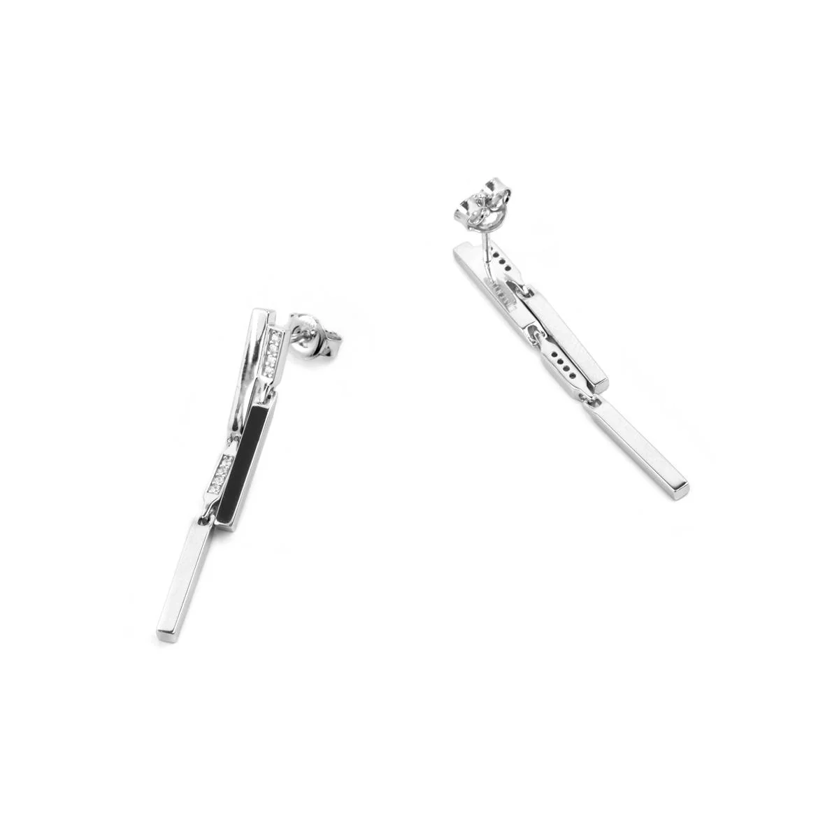 Pendientes Onca Plata de Ley 925 - Onca BLANCO - Image 3