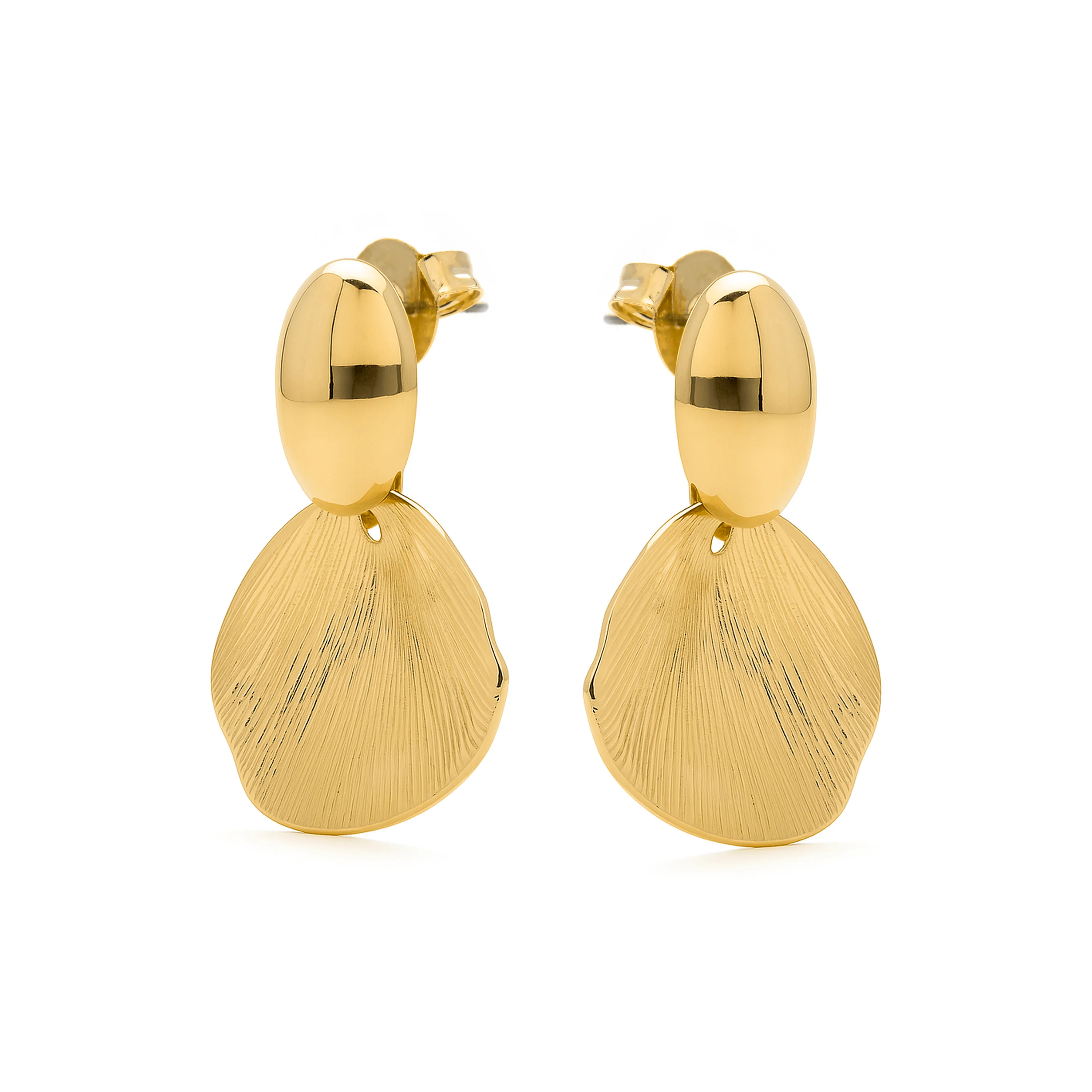 Pendientes acabado oro 18k - Ondex - Image 3