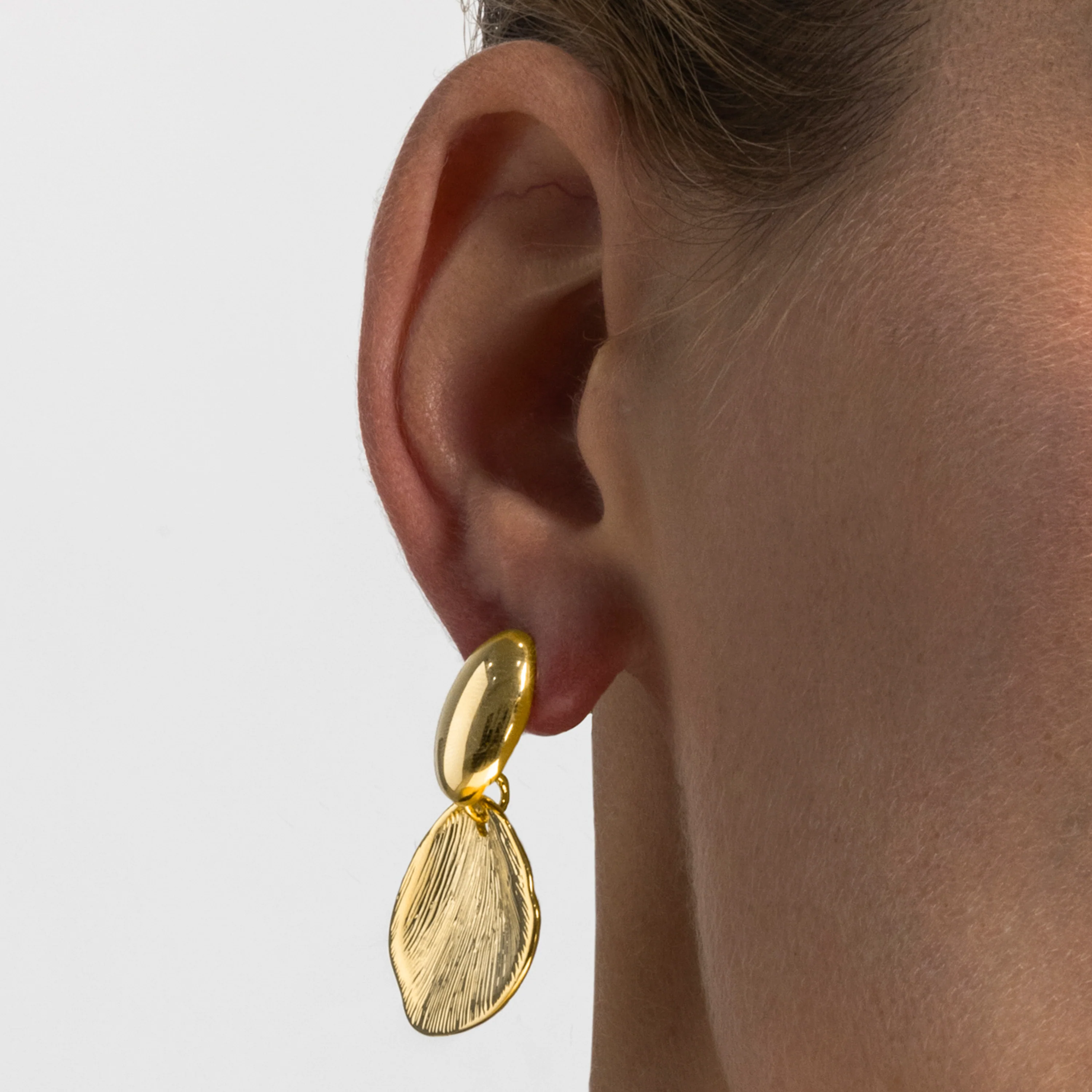Pendientes acabado oro 18k - Ondex - Image 4