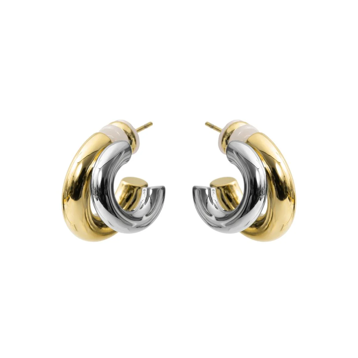 Pendientes acabado en oro amarillo de 18k - Derck - Image 5