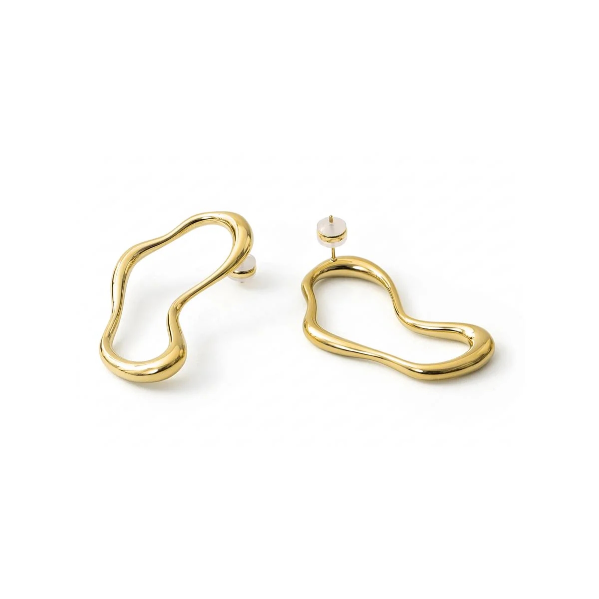 Pendientes acabado en oro amarillo de 18k - Dravor - Image 2