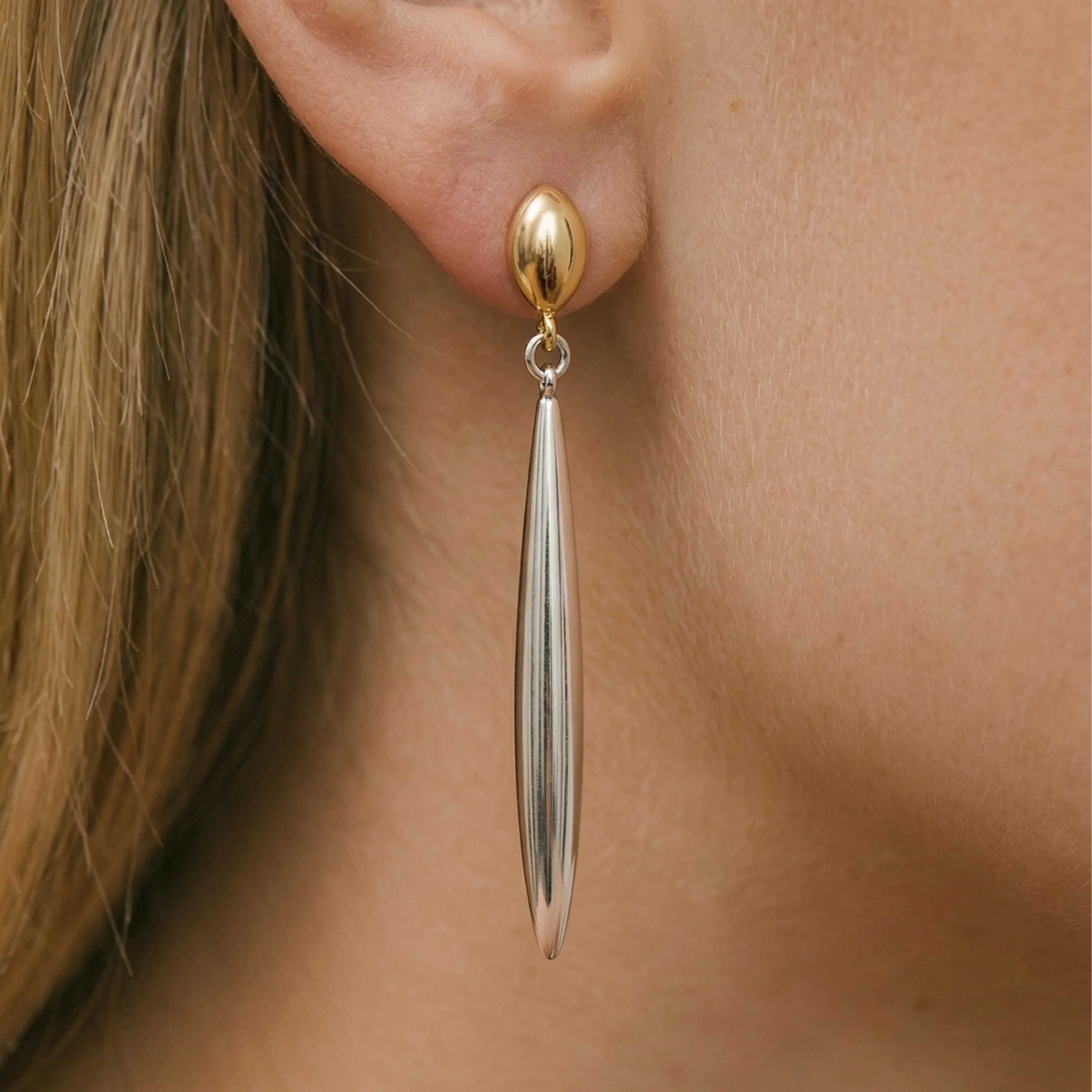 Pendientes acabado en oro amarillo de 18k - Grunder - Image 6