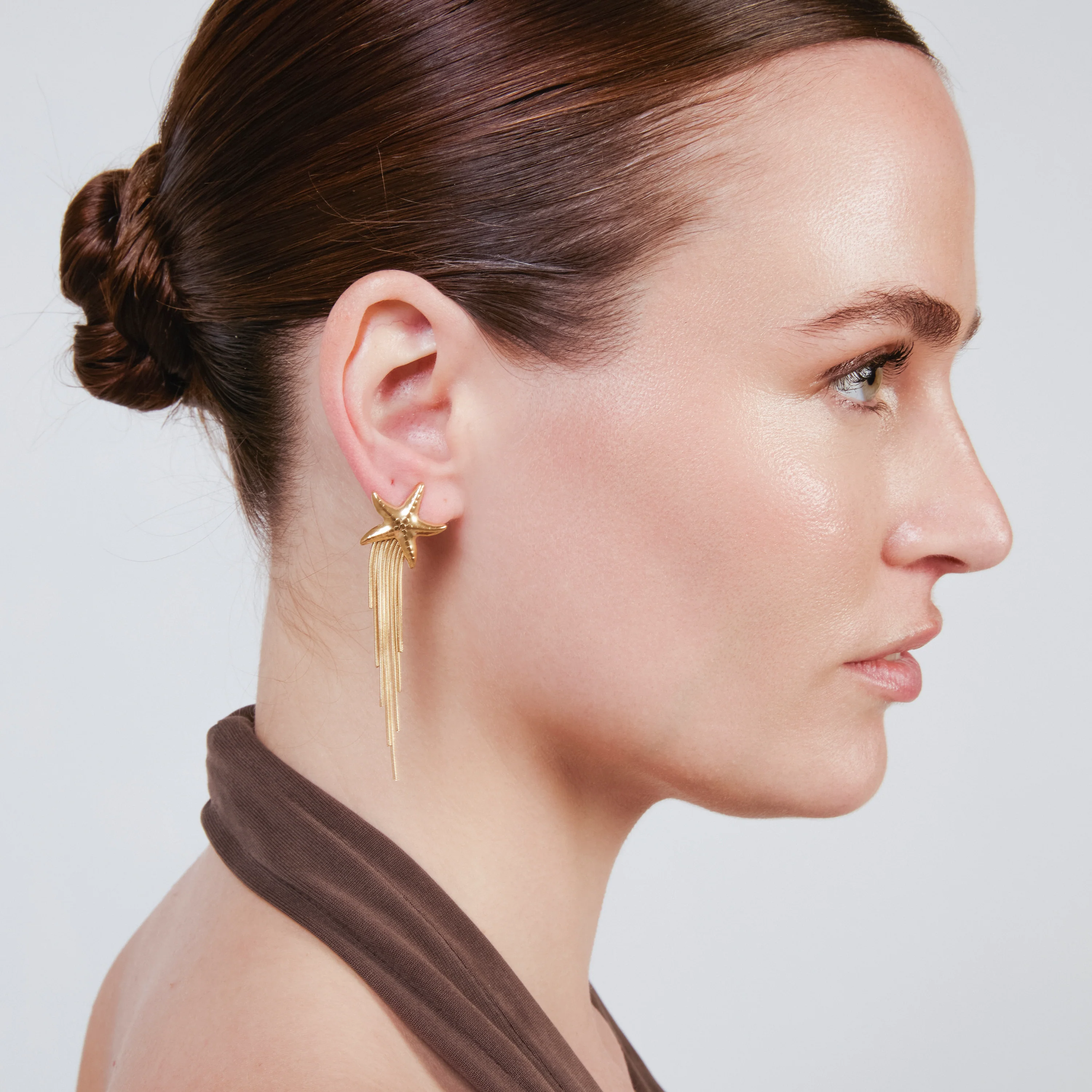 Pendientes acabado en oro amarillo de 18k - Indora - Image 2