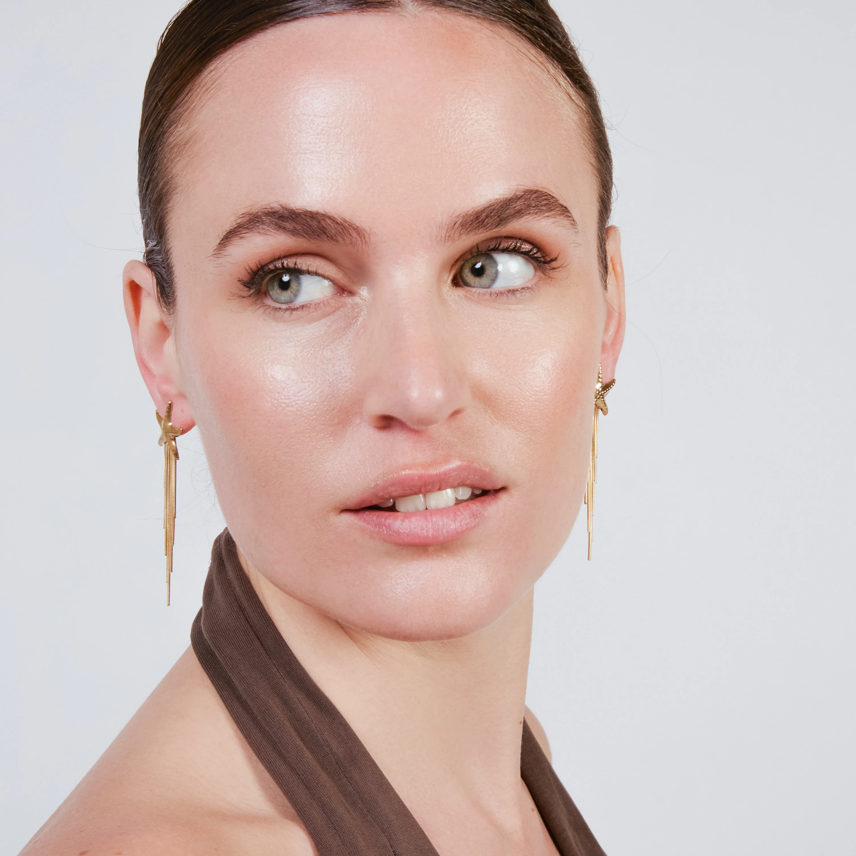 Pendientes acabado en oro amarillo de 18k - Indora - Image 4