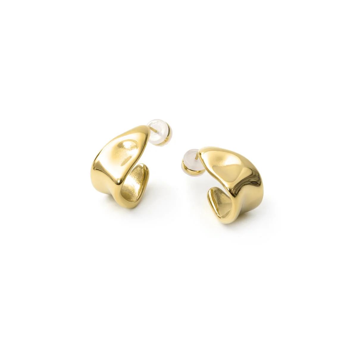 Pendientes acabado en oro amarillo de 18k - Rorki - Image 2