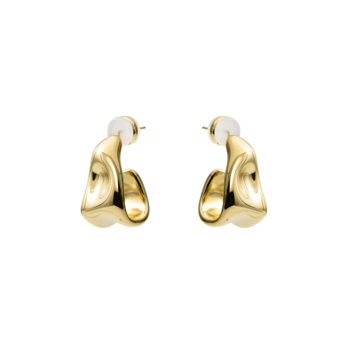 Pendientes acabado en oro amarillo de 18k - Rorki - Image 3