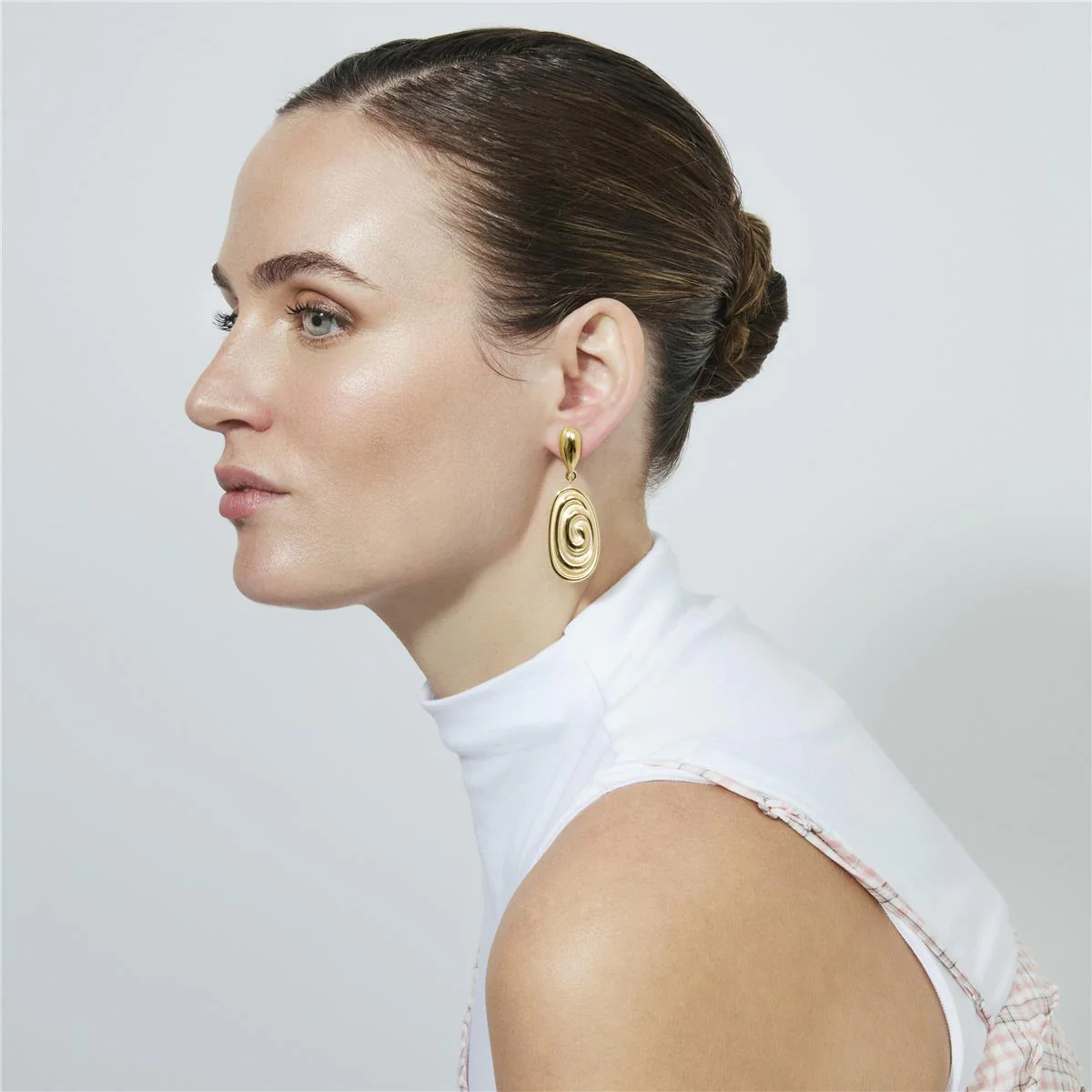 Pendientes acabado en oro amarillo de 18k - Vimeri - Image 2