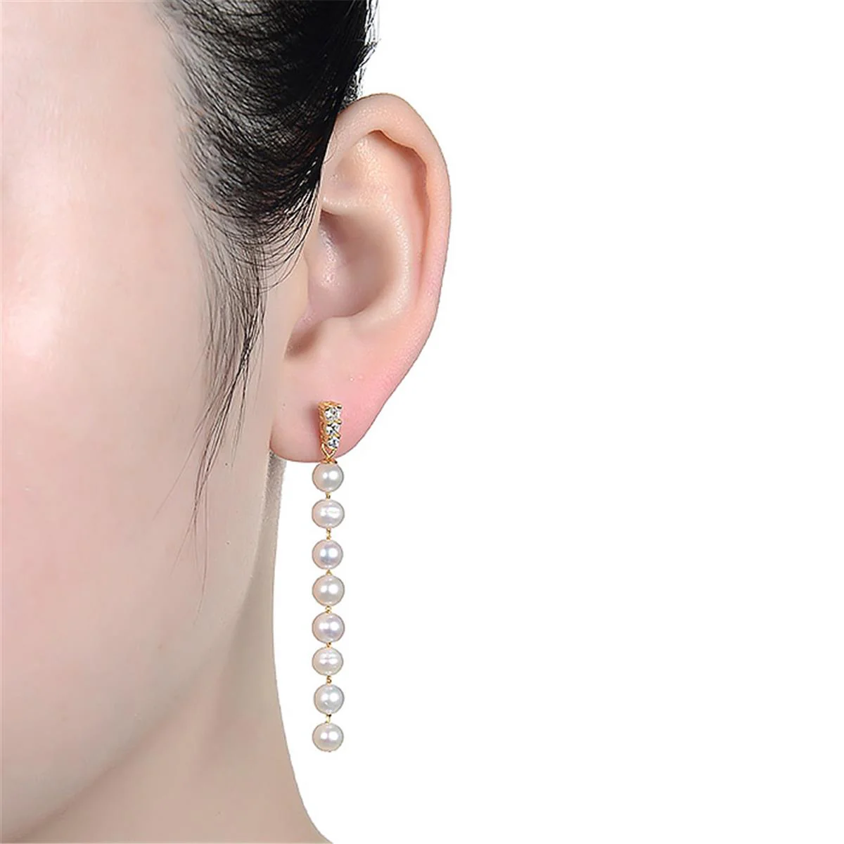 Pendientes Ortisa Plata De Ley 925 - Ortisa BLANCO - Image 2