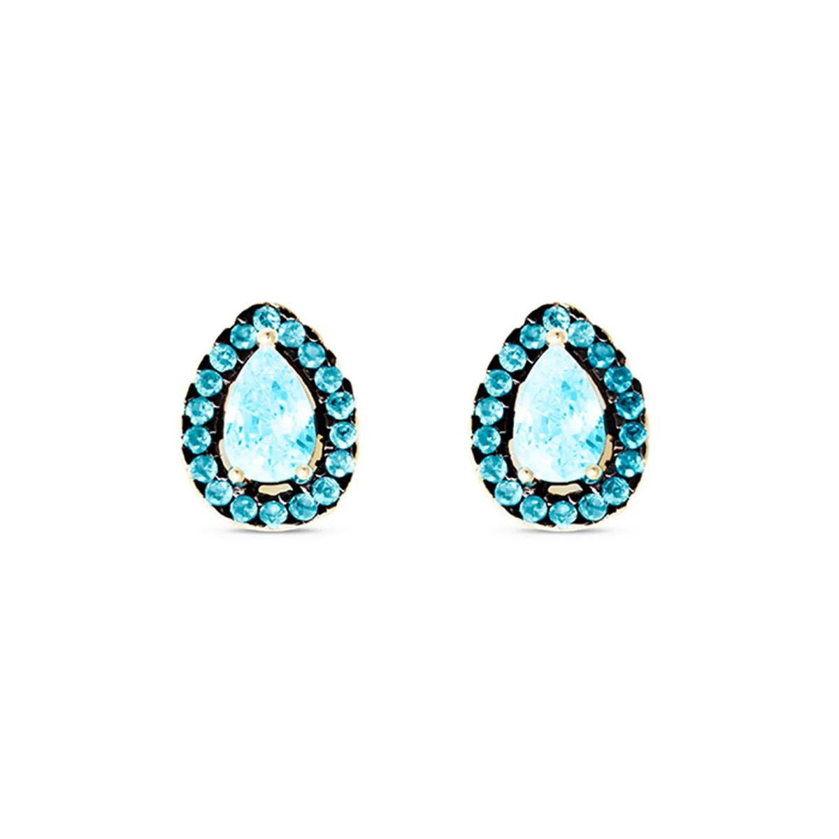 Pendientes Osobef Plata De Ley 925 - Osobef AZUL