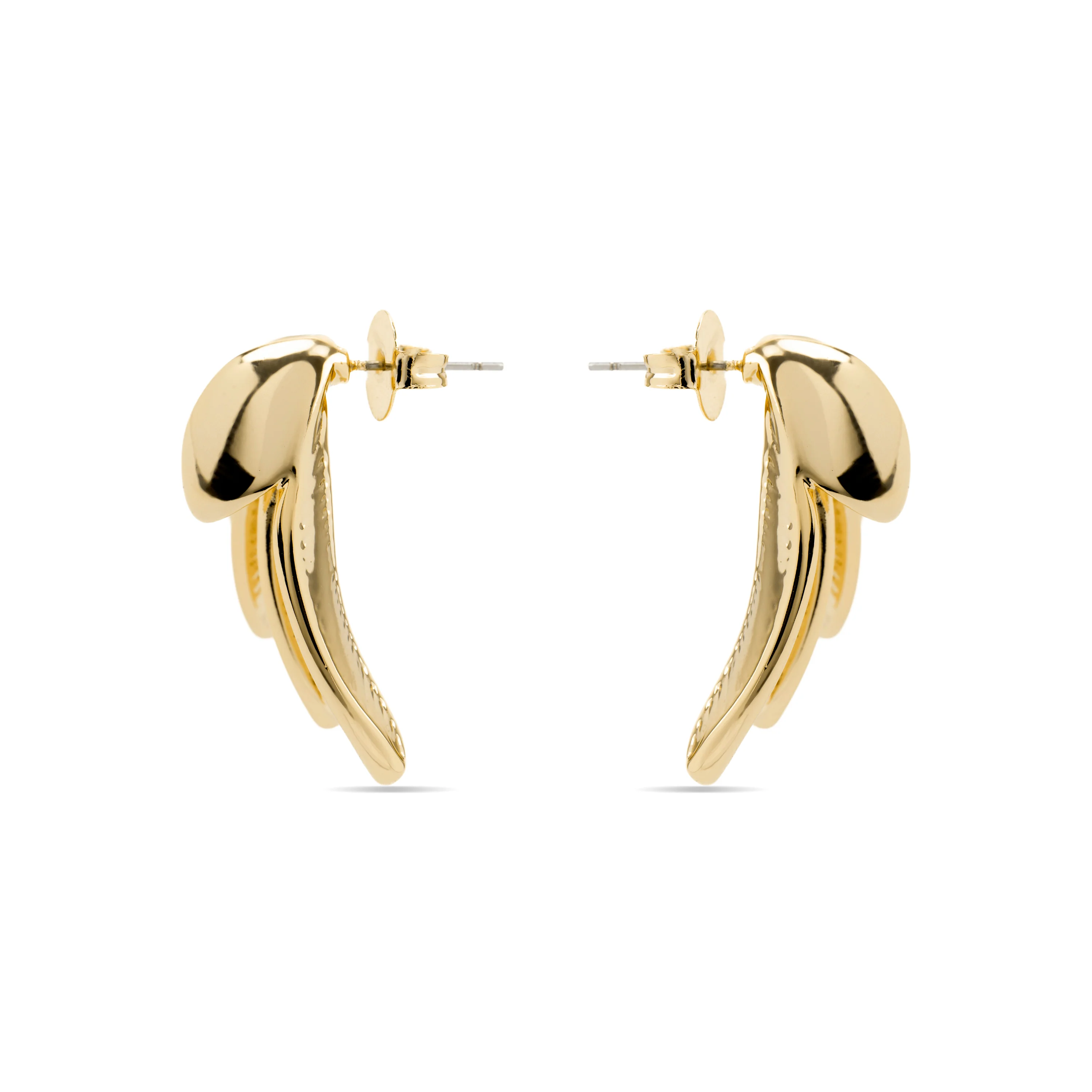 Pendientes acabado oro 18k - Otlya - Image 3