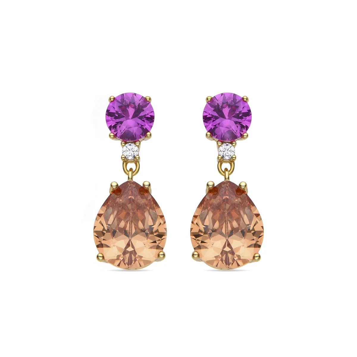 Pendientes Panith Plata de Ley 925 - Panith NARANJA