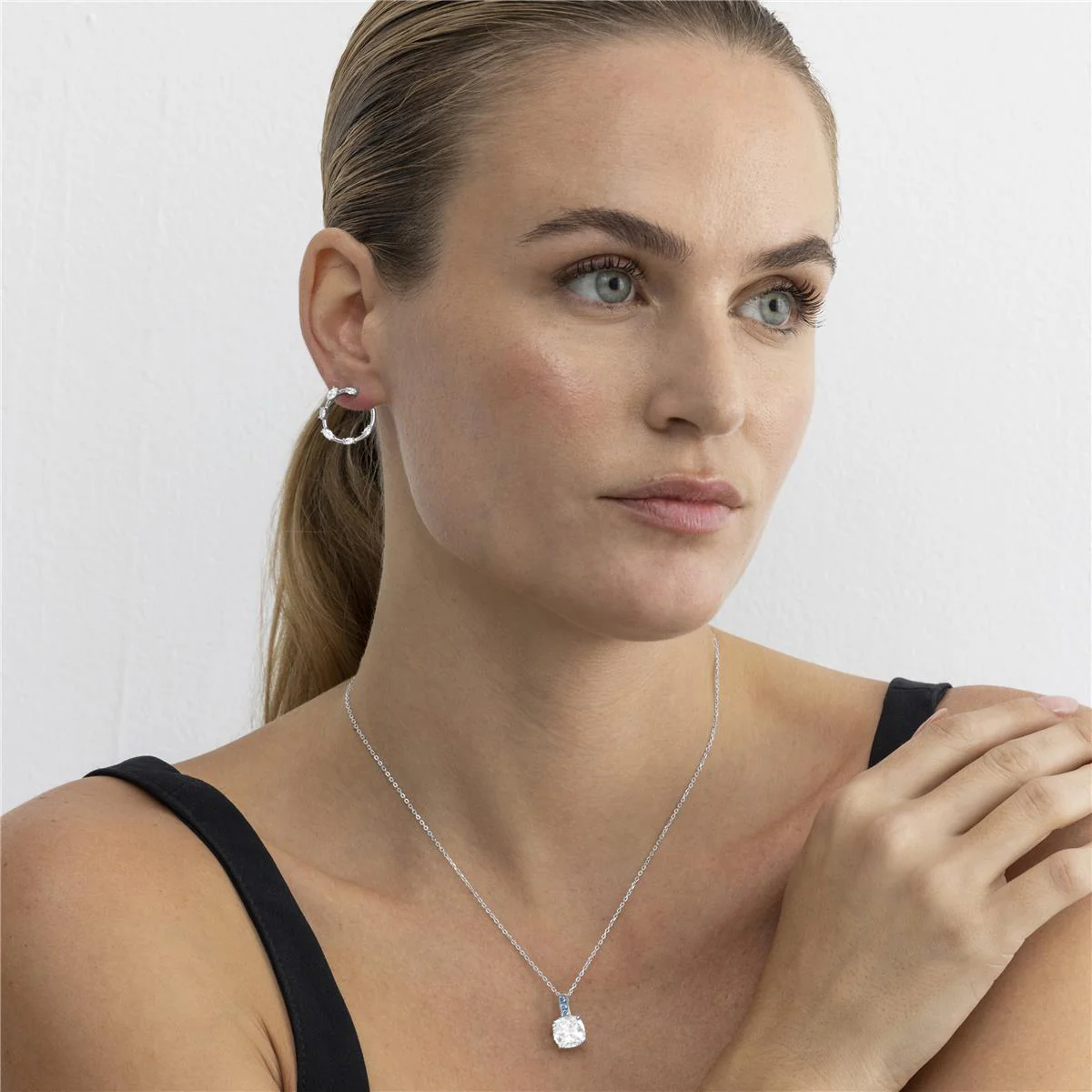 Pendientes Parkya Plata de Ley 925 - Parkya BLANCO - Image 2