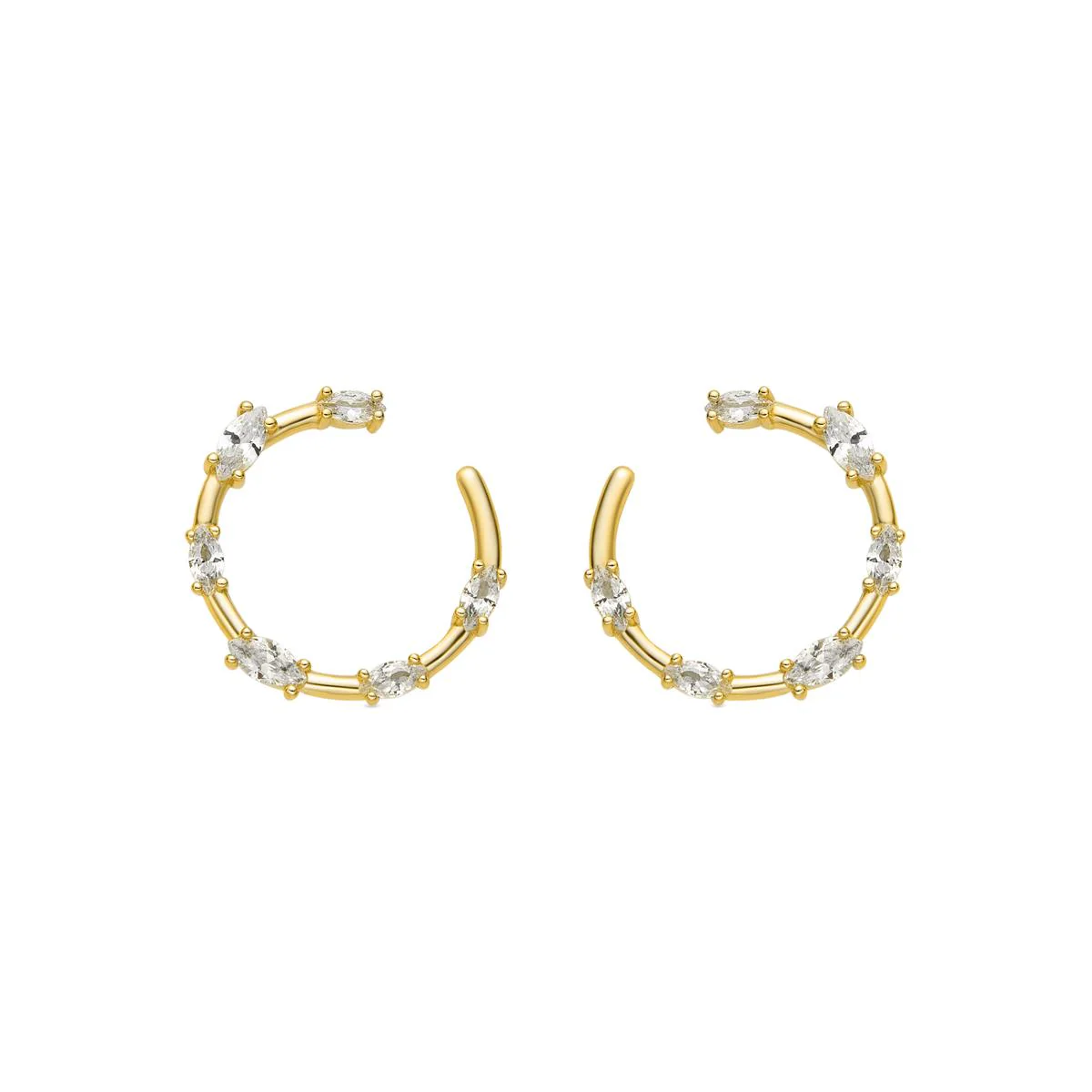 Pendientes Parkya Plata de Ley 925 - Parkya BLANCO