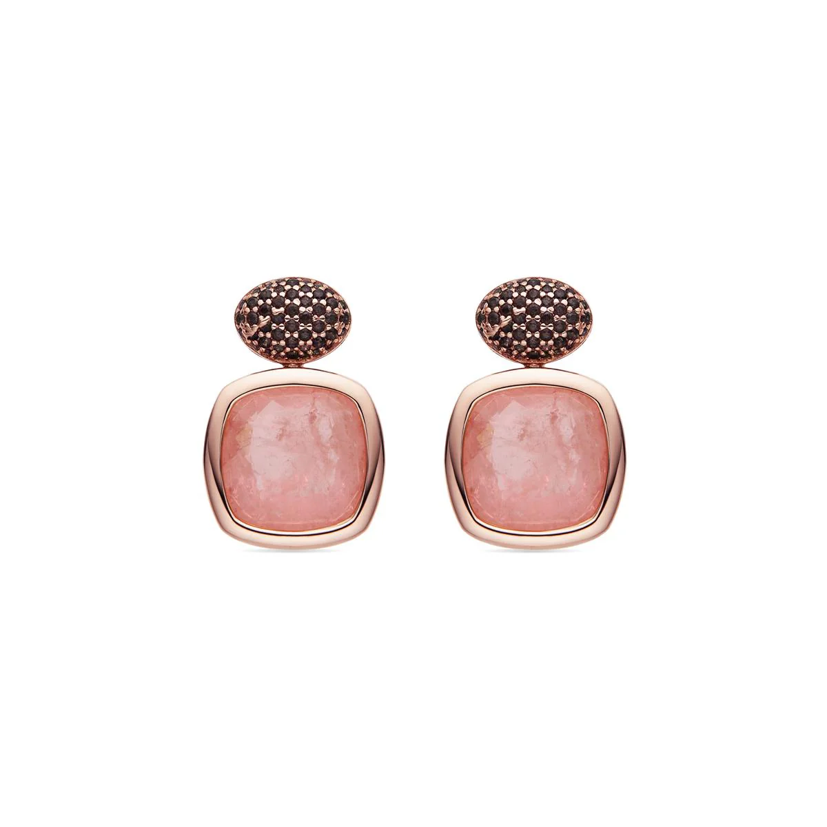 Pendientes Parsias Plata de Ley 925 - Parsias MARRON
