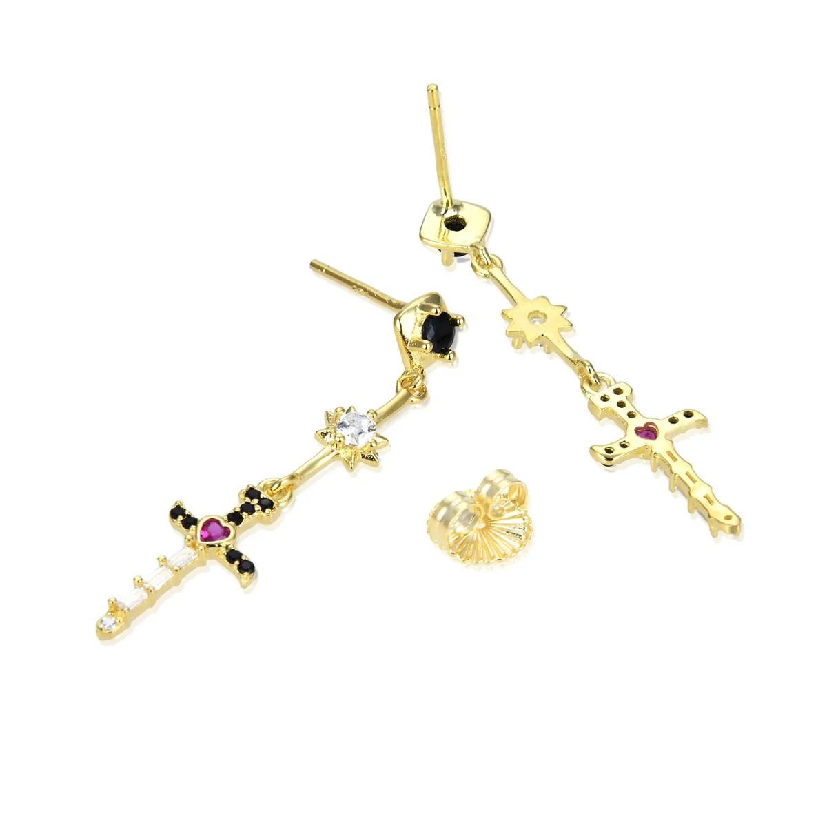 Pendientes Petlas Plata De Ley 925 - Petlas MULTICOLOR - Image 3