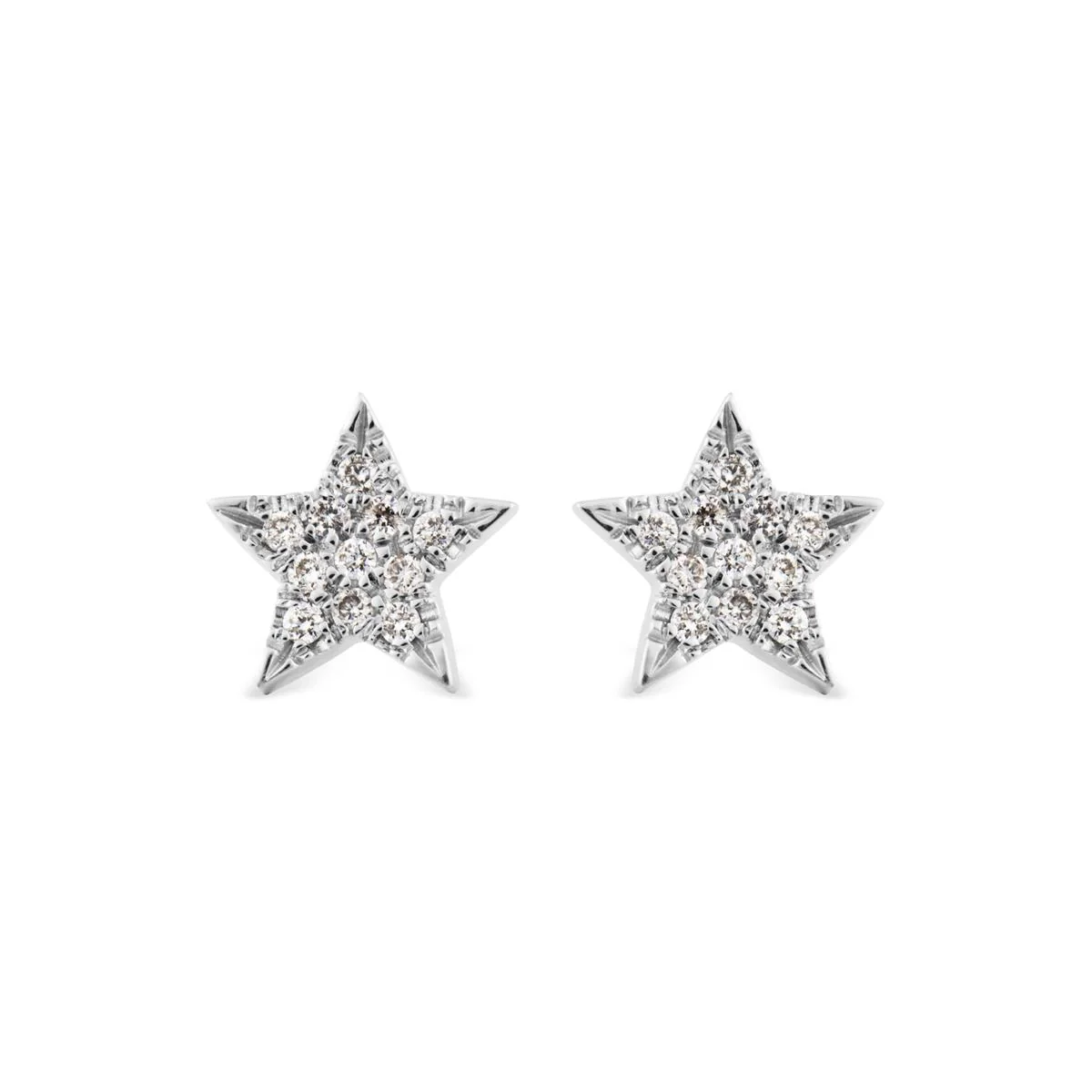 Pendientes Luxenter Oro De Ley De 18 Quilates - Pher BLANCO