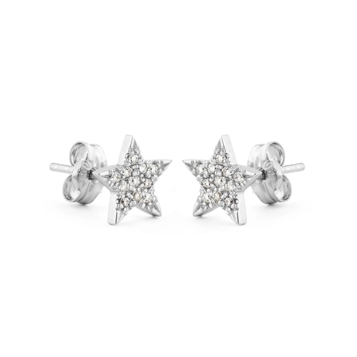 Pendientes Luxenter Oro De Ley De 18 Quilates - Pher BLANCO - Image 2