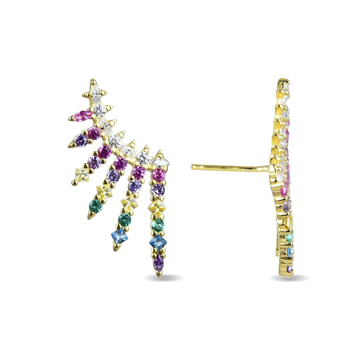 Pendientes Phiecon Plata De Ley 925 - Phiecon MULTICOLOR