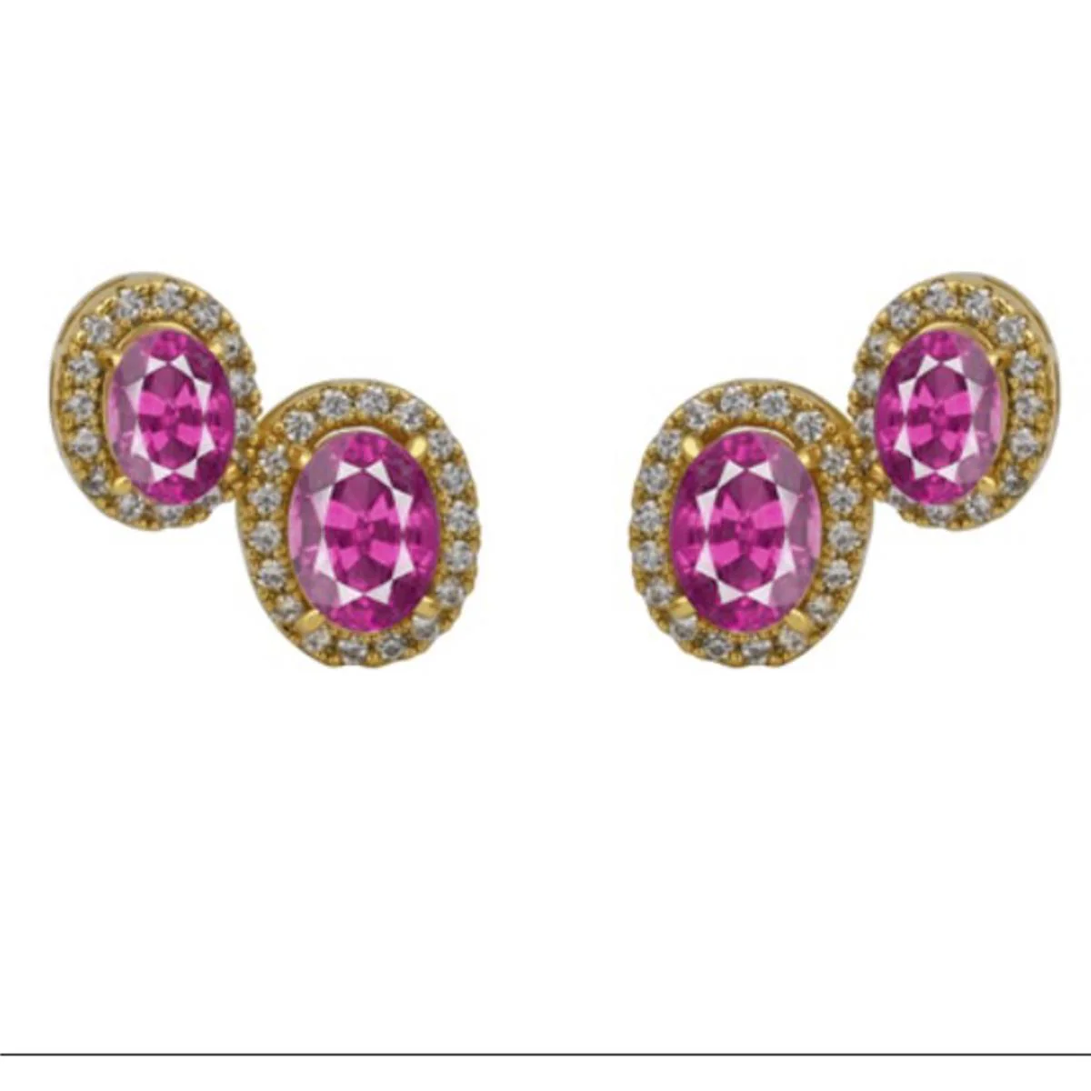 Pendientes Pinat Plata de Ley 925 - Pinat ROSA