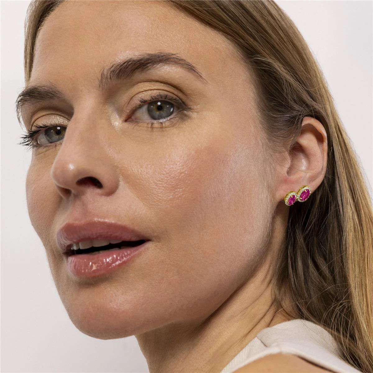 Pendientes Pinat Plata de Ley 925 - Pinat ROSA - Image 2