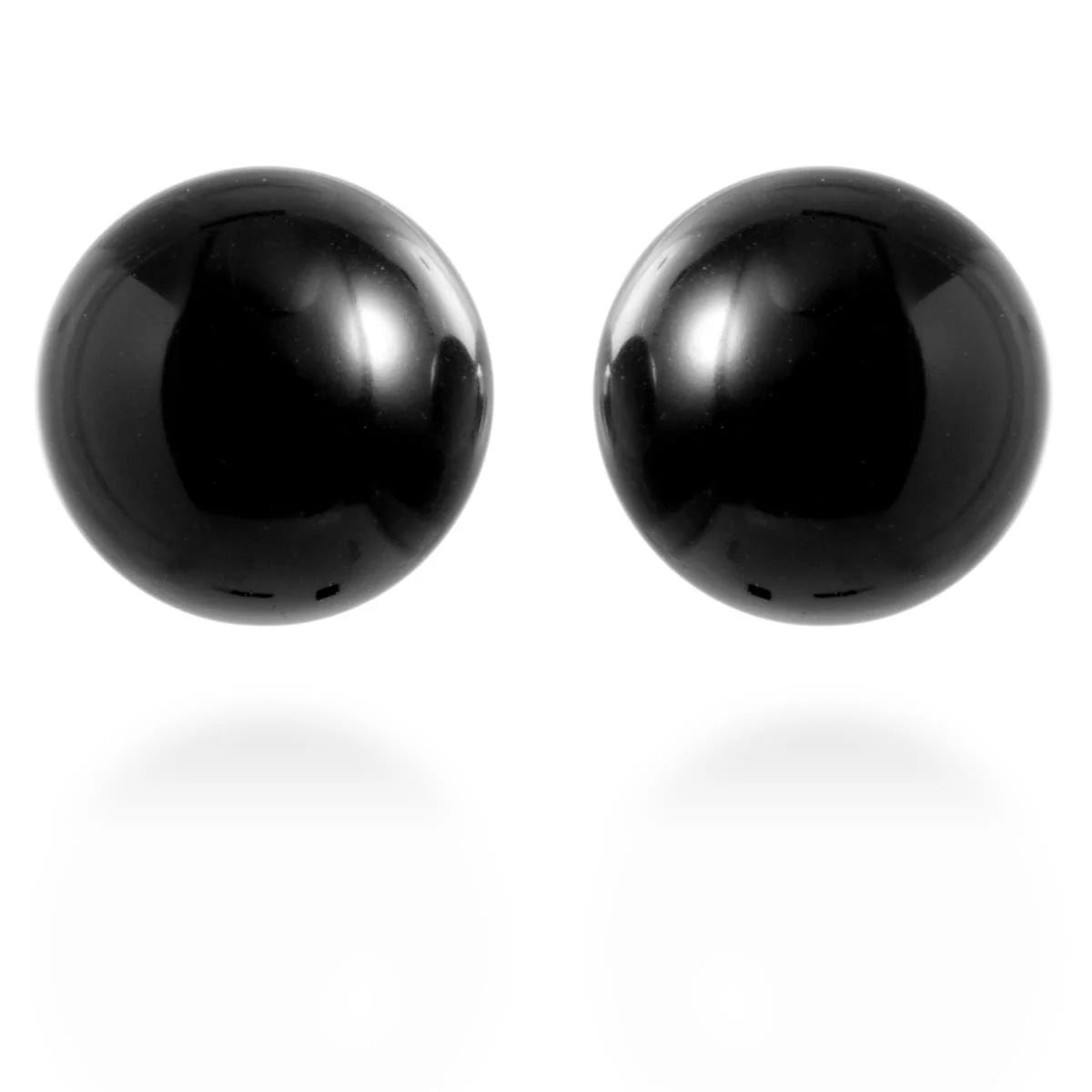 Pendientes Poder Plata De Ley 925 - Poder NEGRO