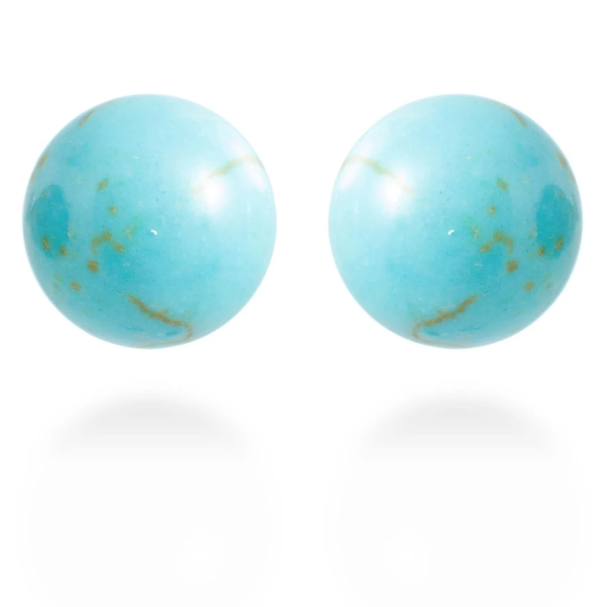 Pendientes Poder Plata De Ley 925 - Poder AZUL